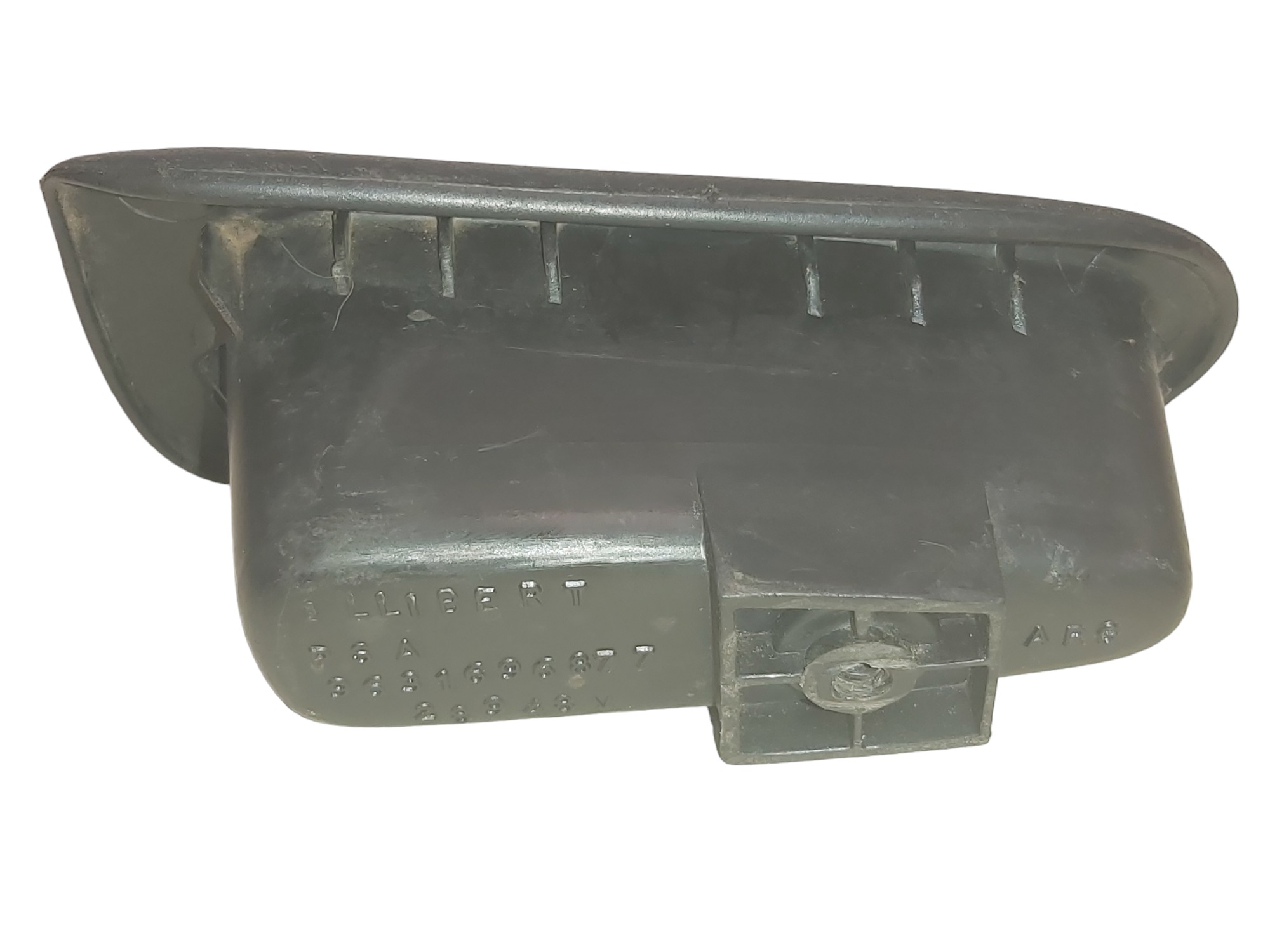 Puxador Moldura Interna Porta Peugeot 206 207 2002 A 2012 Preto Traseira 6