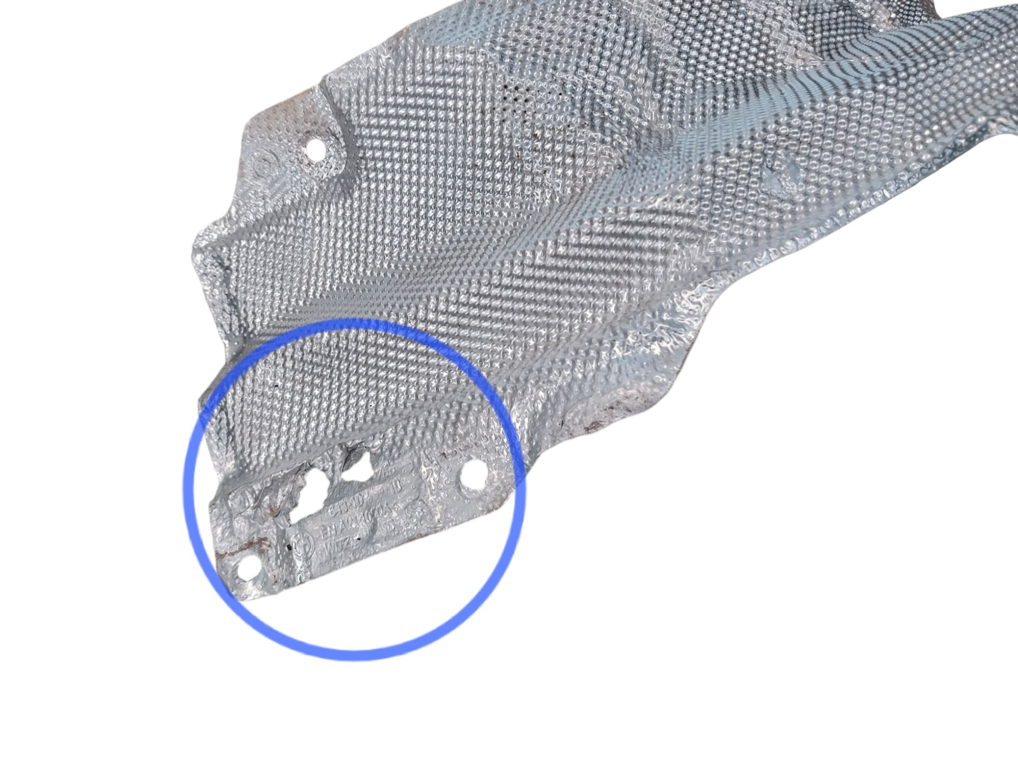 Defletor Protetor Calor Bmw 116 118 325 F20 F30 2015 Detalhe 2