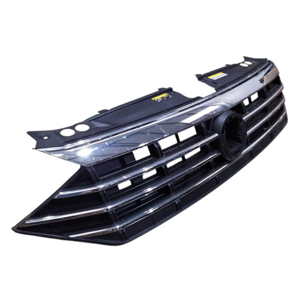 Grade Frontal Radiador Jetta 2018 2019 2020 Original Detalhe Preto 4