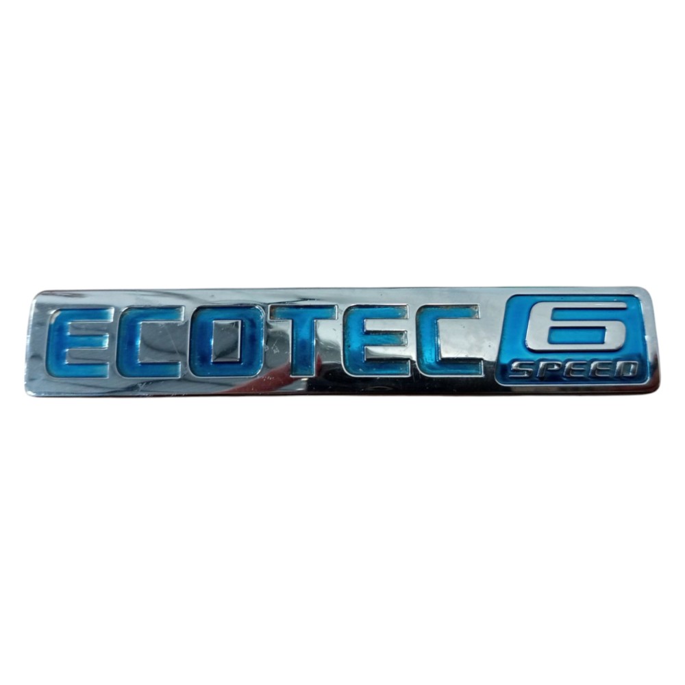 Emblema Ecotec 6 Speed Tampa Traseira Cruze Original