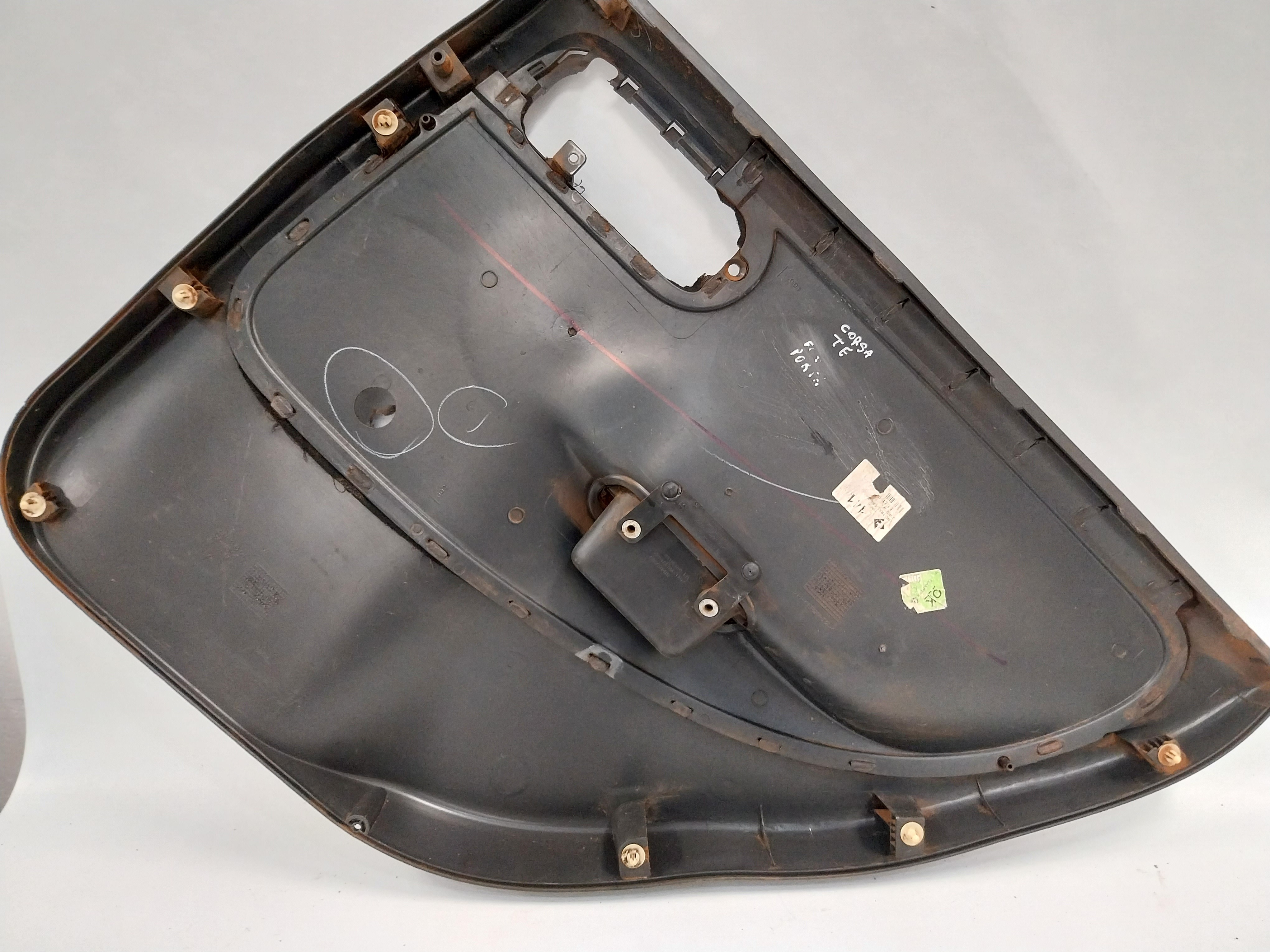 Forro Porta Traseira Esquerda Corsa Montana 2002 2012  Preto 3