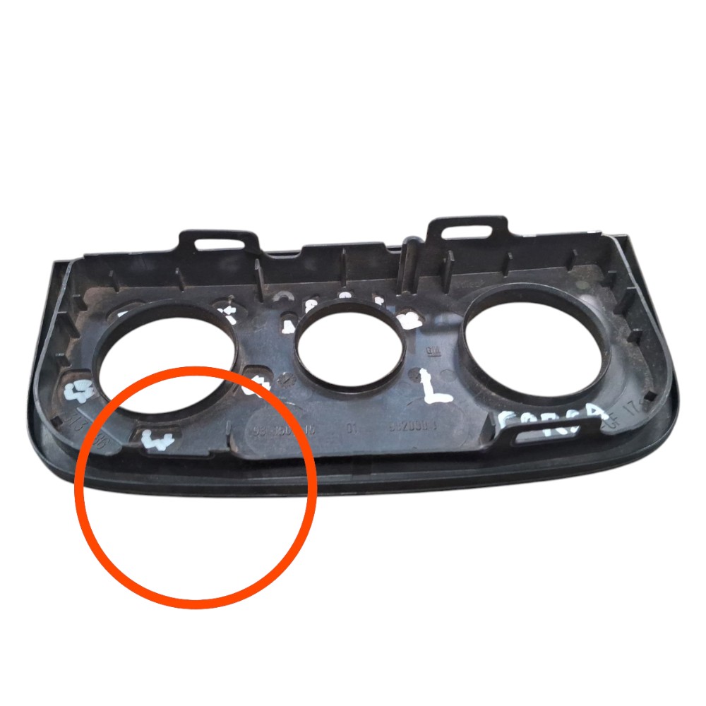 Moldura Controle Ventilação S/ Ar Gm Corsa Montana 93360516 2
