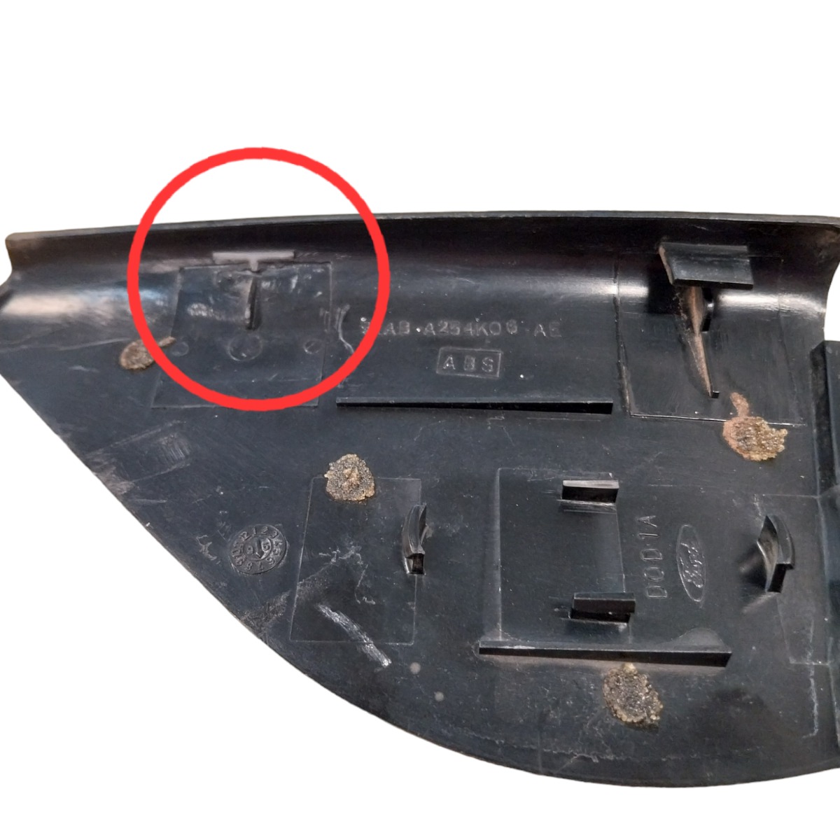 Moldura Interna Porta Traseira Direita Escort 96 97 98 2000 Preto 4