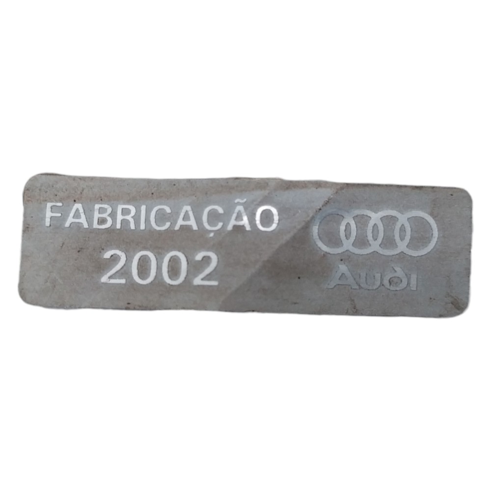 Plaquetas Etiqueta Ano Fabricação Audi 2002 Original