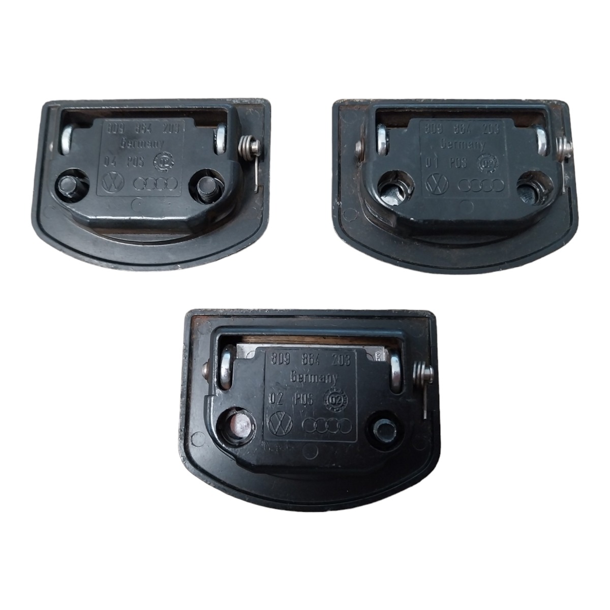 Kit 3 Alças Gancho Puxador Porta Malas Audi A3 97 98 A 2006 3