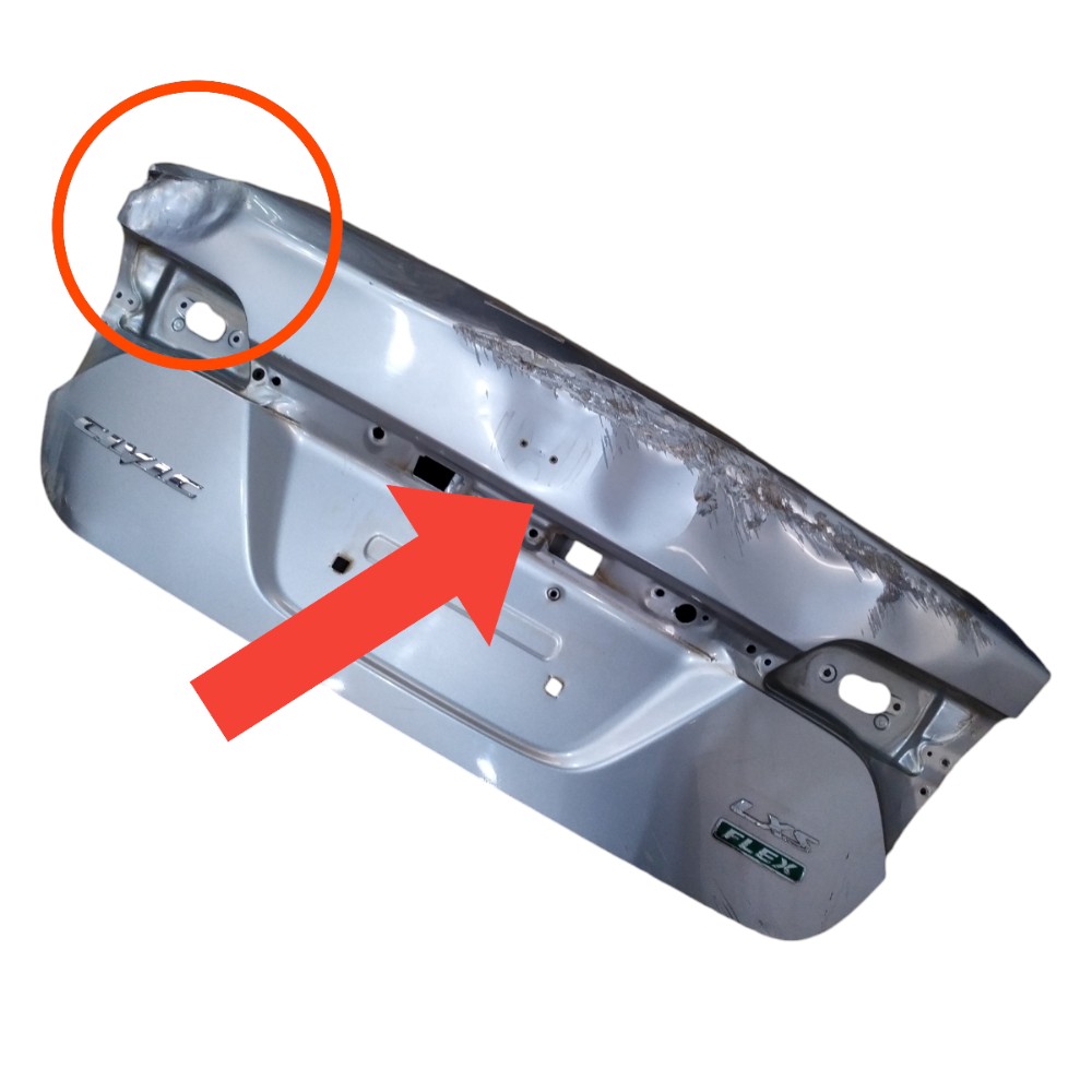 Tampa Tras. Porta Malas New Civic 2006 A 2011 Para Recuperar 2