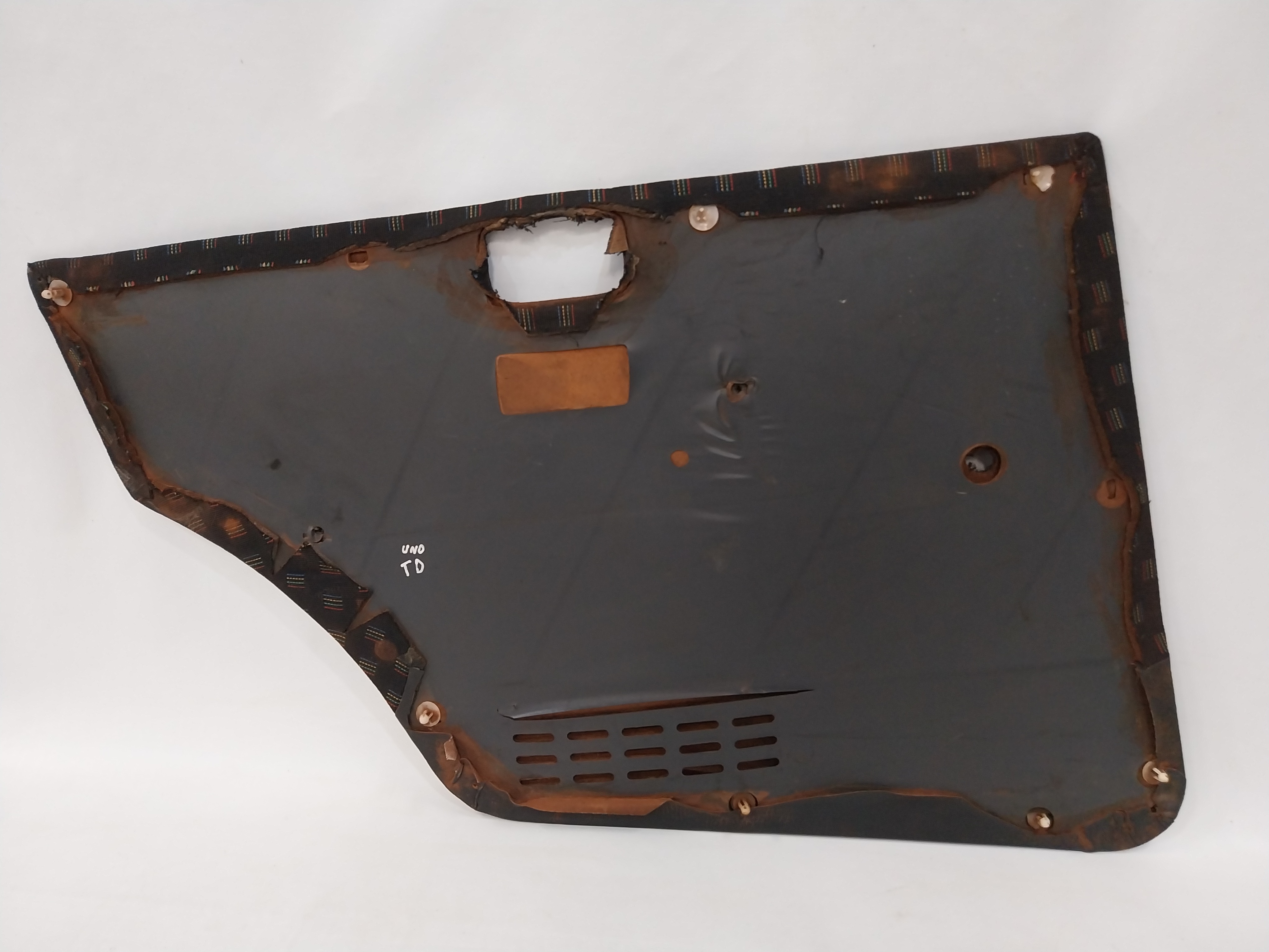 Forro Porta Traseira Direita Sx Uno 91 92 93 2000 2004  Preto 5