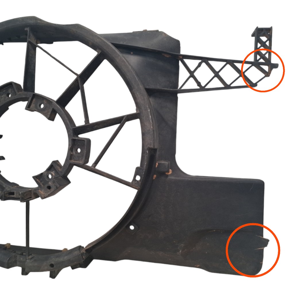 Defletor Ventoinha Radiador Gol G2 G3 94 99 A 2005 Detalhe 2