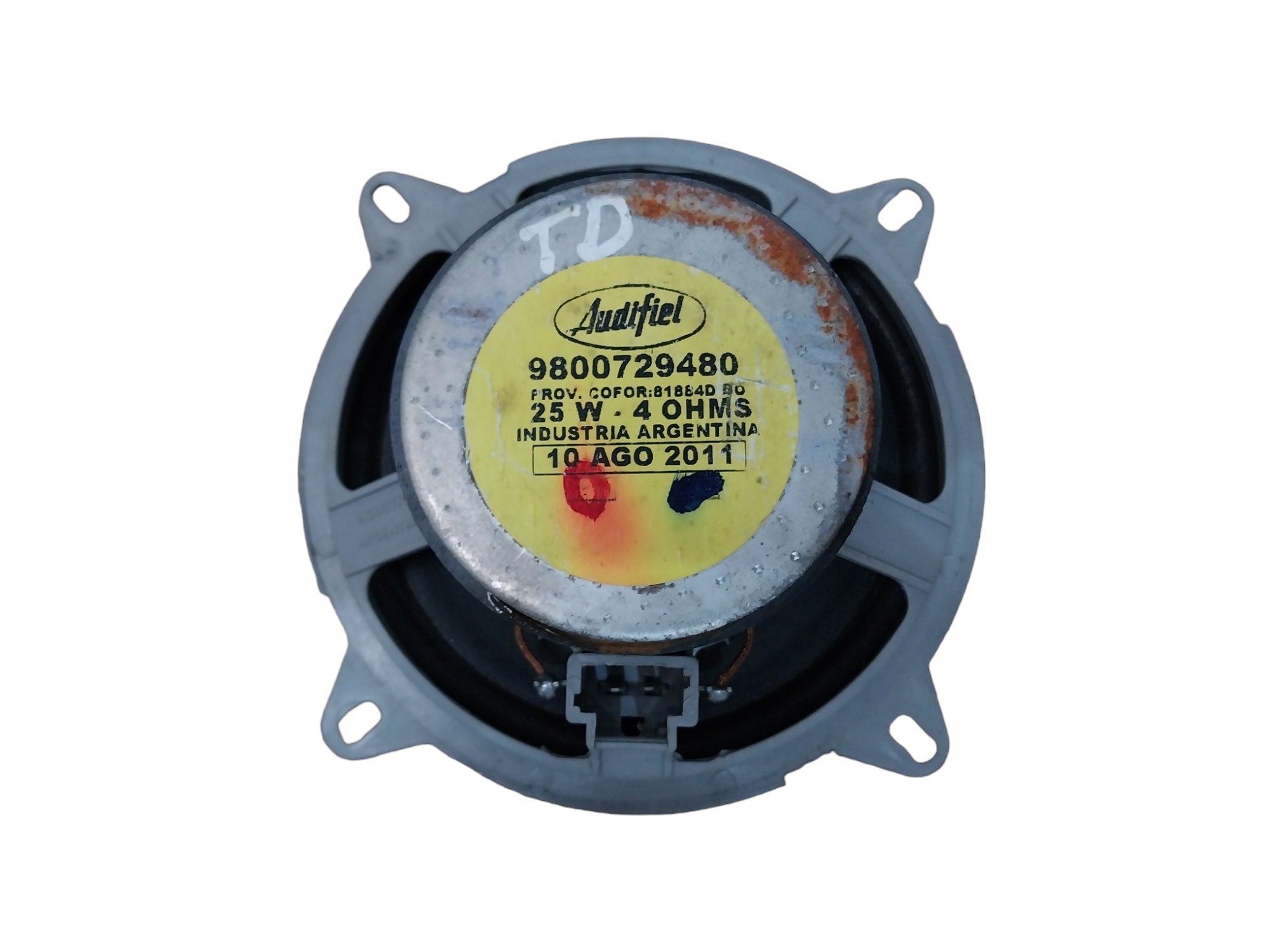 Alto Falante Porta Traseira Direita Peugeot 408 2012 A 2019 Preto 4