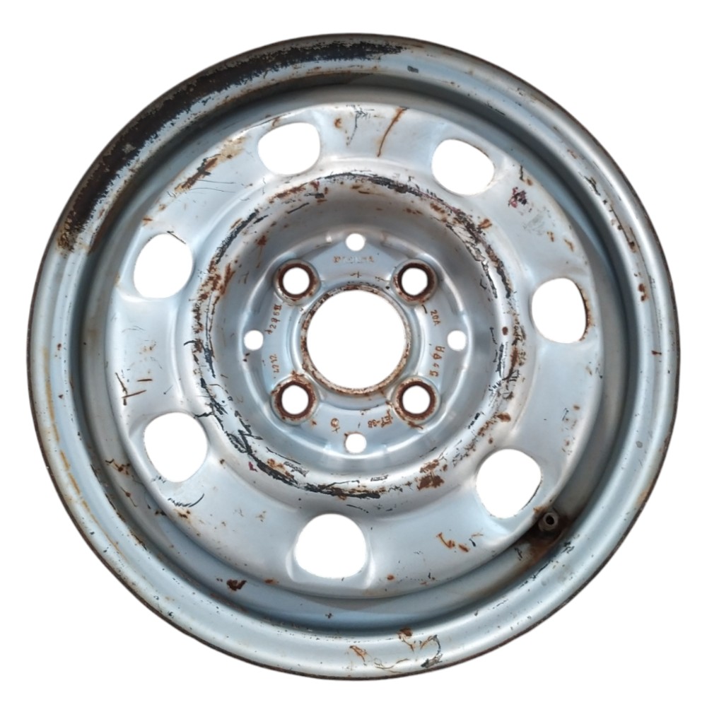Roda Ferro Aro 13 4 Furações Gol Bola G2 94 95 95 97 98 99
