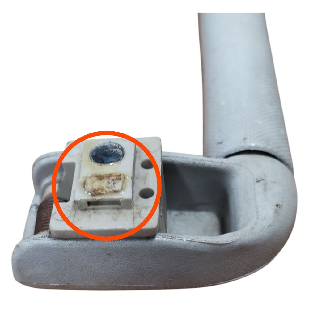 Alça Apoio Teto Pqp Vectra 97 98 99 2000 2001 A 2005 Detalhe Cinza 2