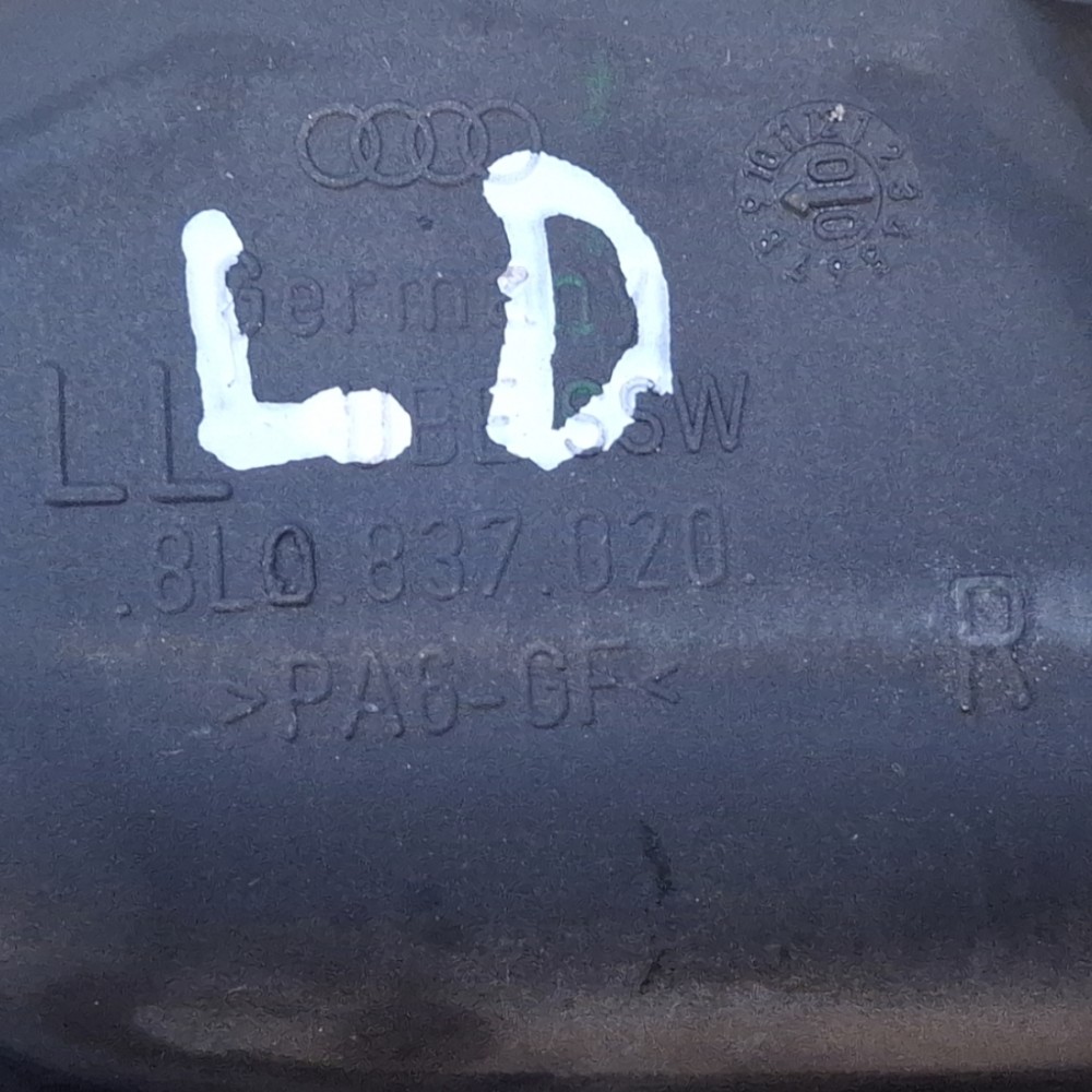 Maçaneta Interna Dianteira Direita Audi A3 97 98 2001 A 2006 Preto Dianteira 7
