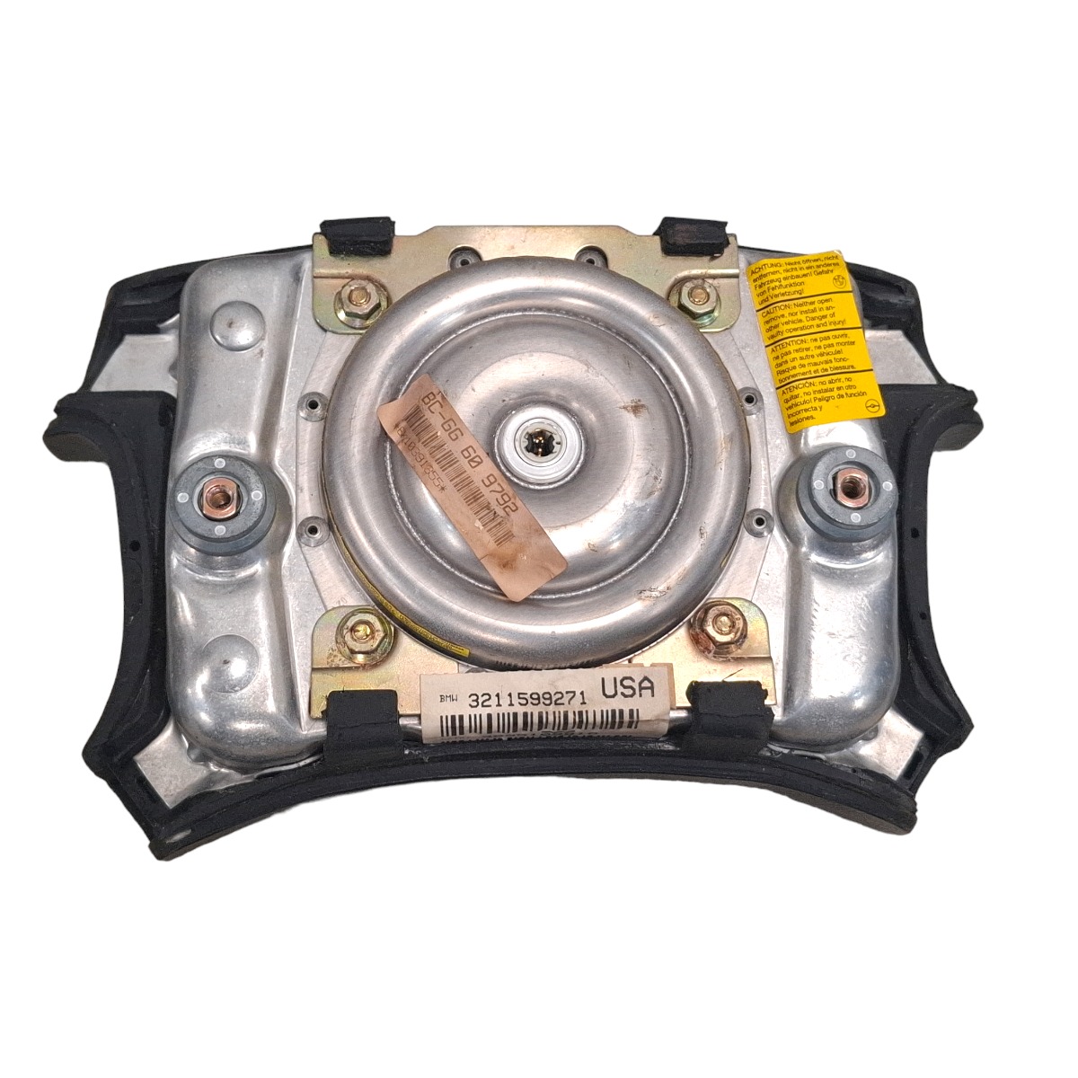 Volante Direção Bmw E32 E34 518i 520i 525i 530i 540i 730 735 Preto 8