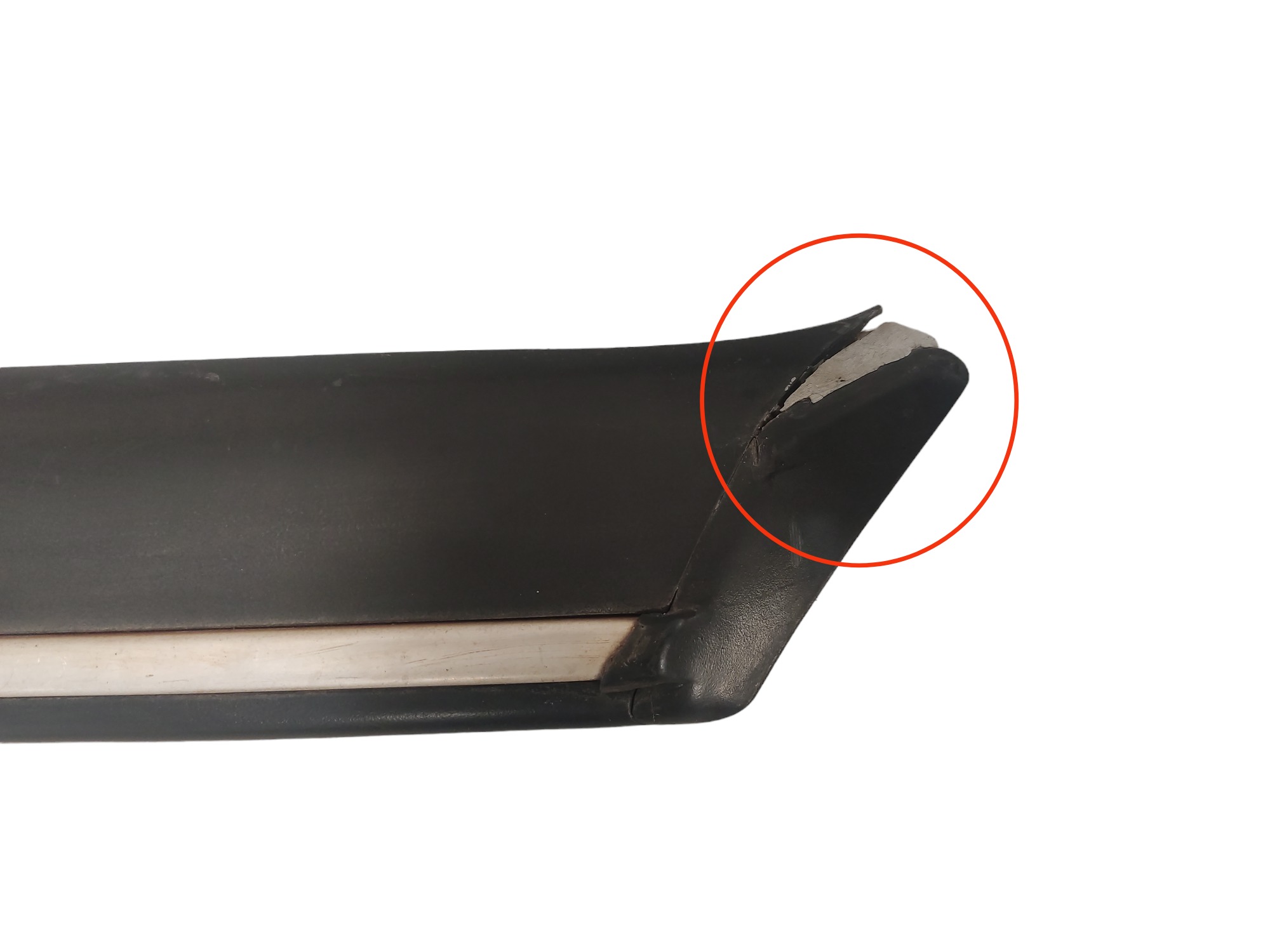 Friso Porta Traseira Esquerda Vw Santana 91 92 93 94 95 96 Preto 2
