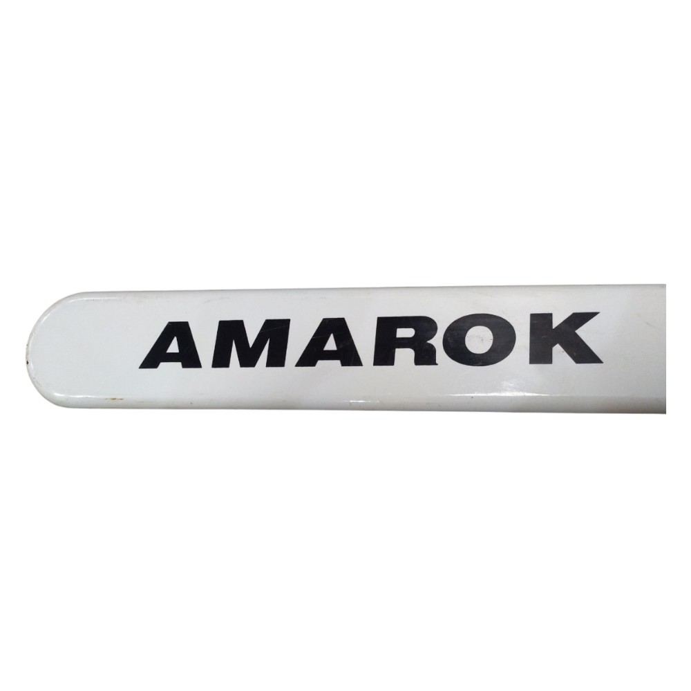 Friso Lateral Porta Dianteira Esquerda Amarok 2016 2017 2021 Branco 2