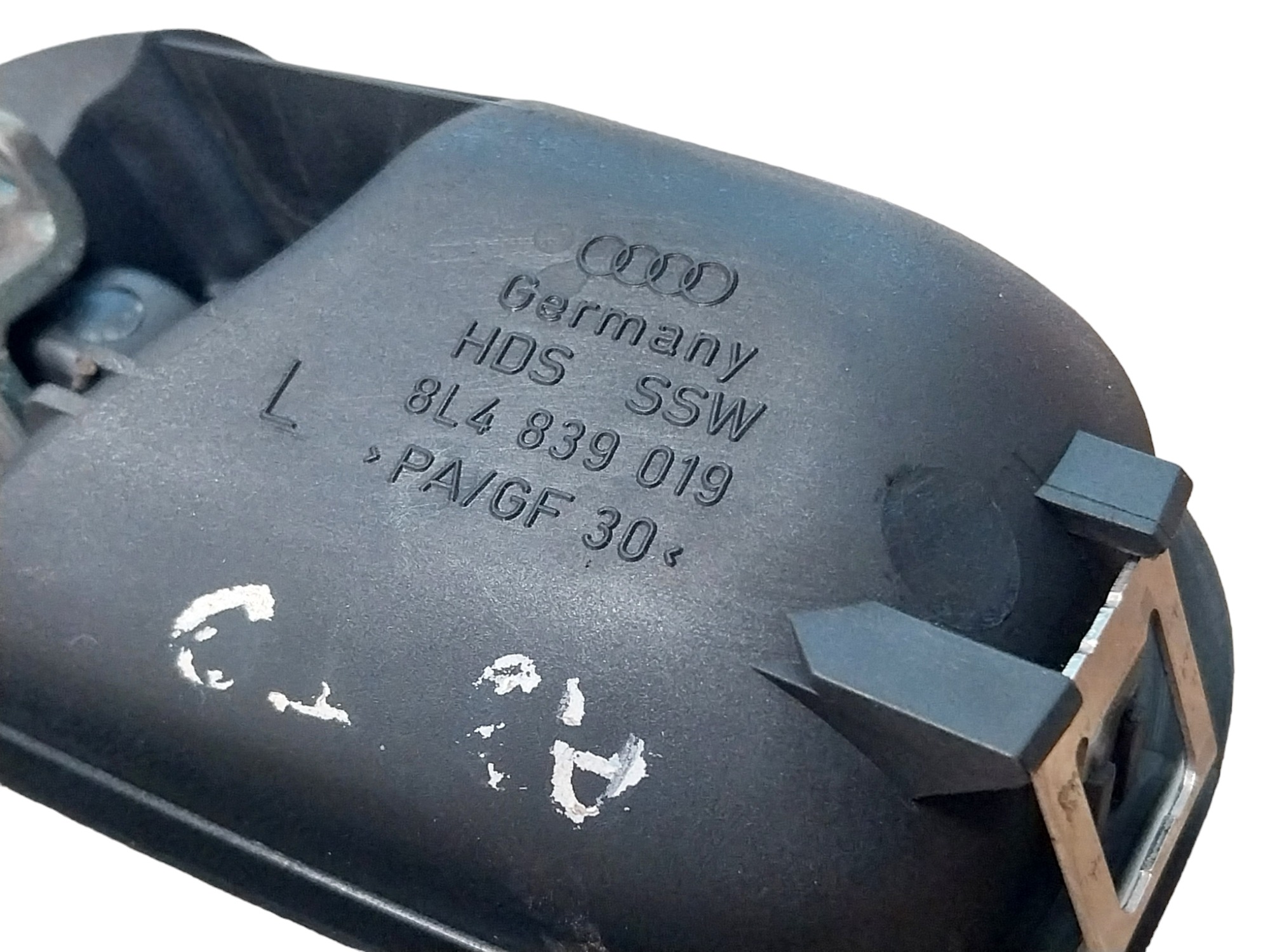 Maçaneta Interna Traseira Esquerda Audi A3 97 98 2003 A 2006 Preto Traseira 5
