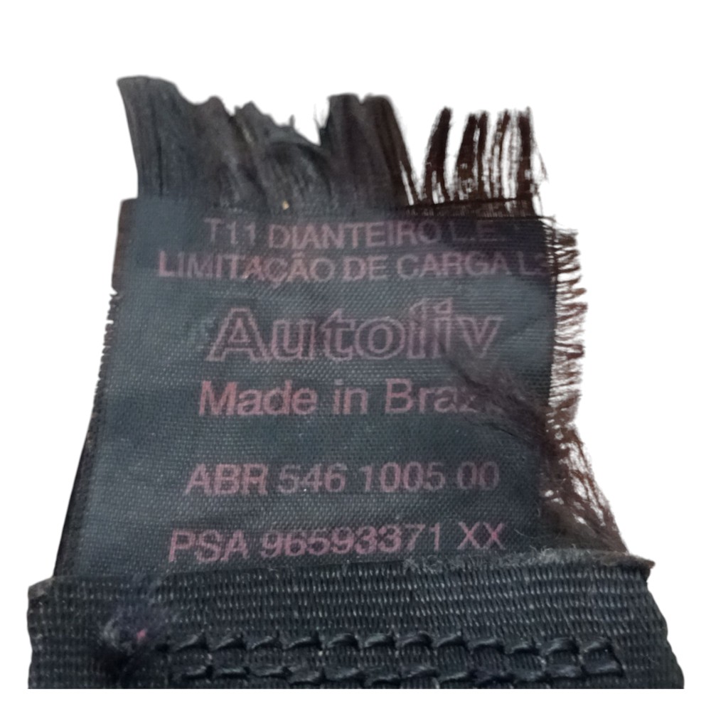 Cinto Segurança Dianteiro Esquerdo Peugeot 206 2001 A 2008 7