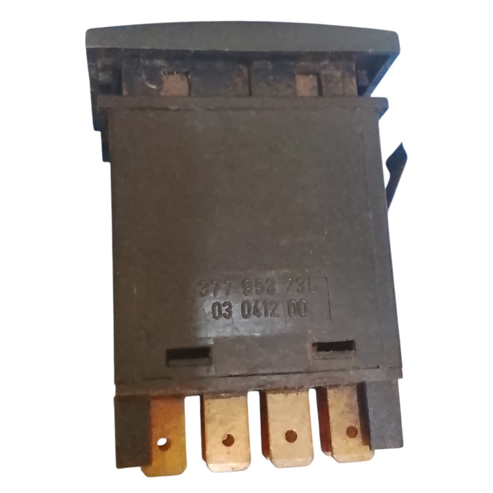 Botão Pisca Alerta Gol Parati Saveiro 99 2000 2001 A 2006 Preto 6
