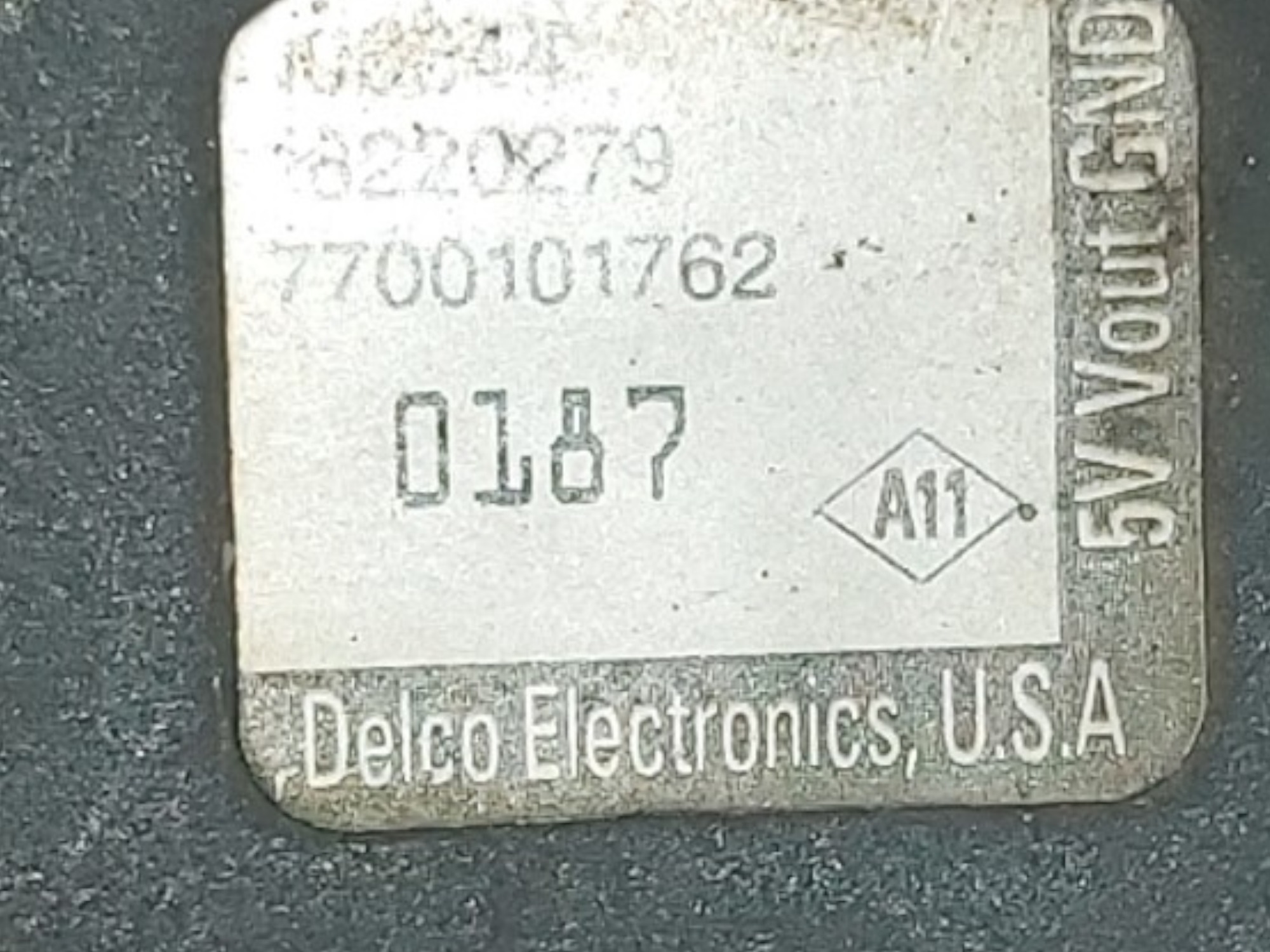 Sensor Map Renault Clio 1.0 7700101762 6