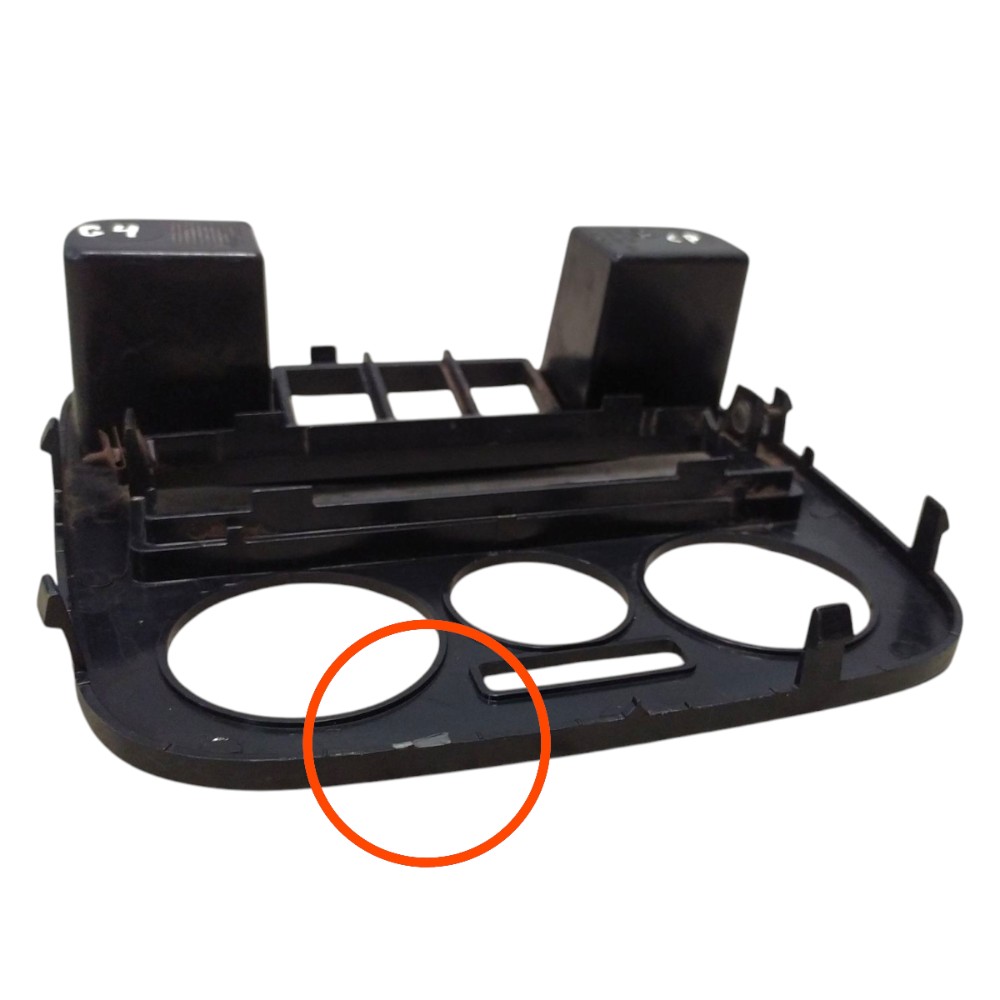 Moldura Painel Central Rádio Botões Gol G4 2005 2006 A 2008 3