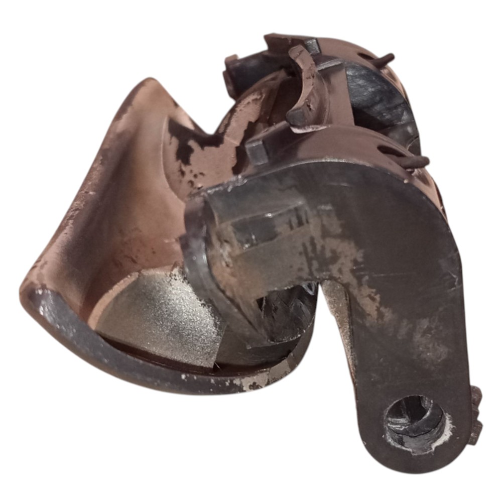 Maçaneta Externa Tras Direita Peugeot 206 2001 2008 Detalhe Prata Traseira 4