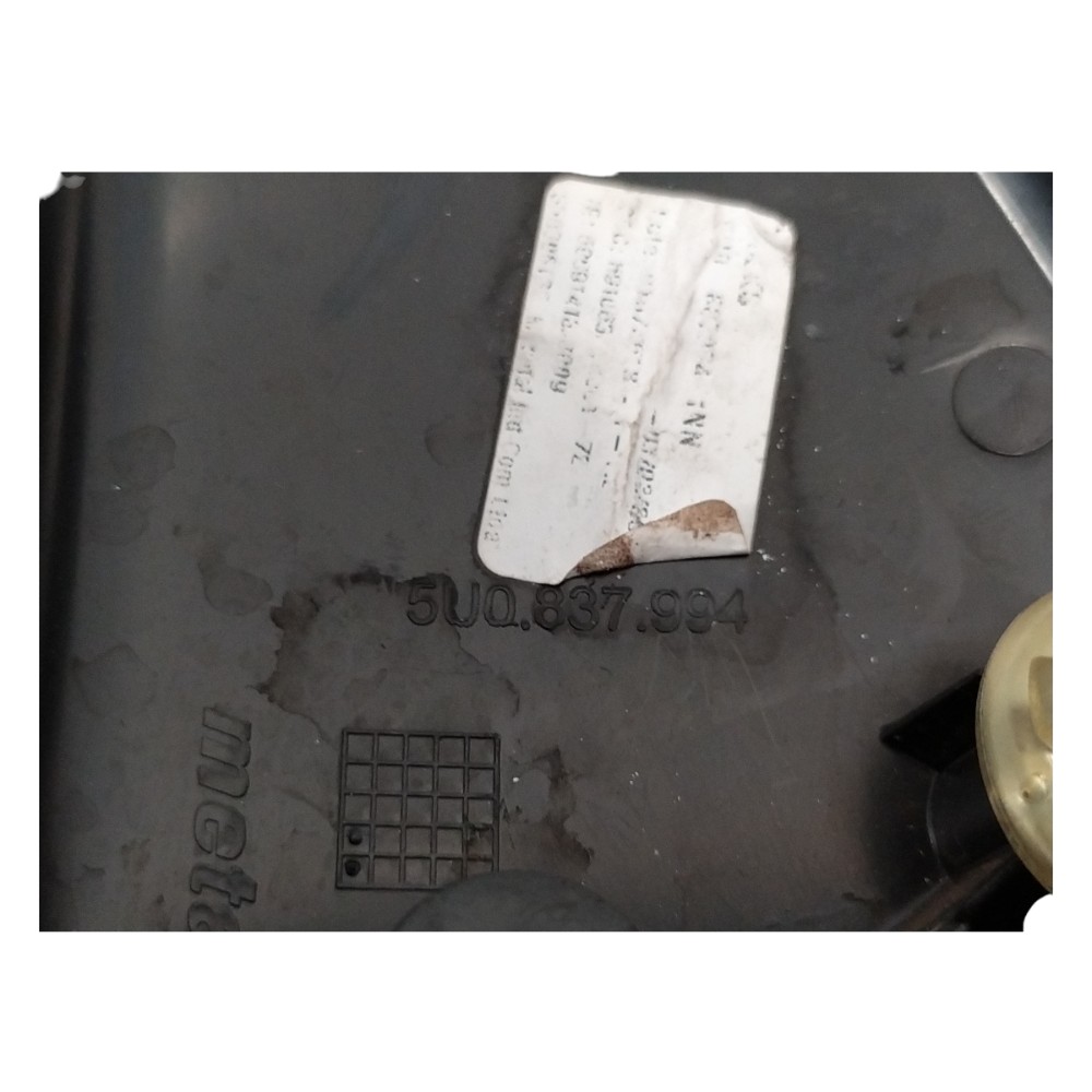 Moldura Interna Retrovisor Direito Vw Gol Voyage G5 G6 Preto 6