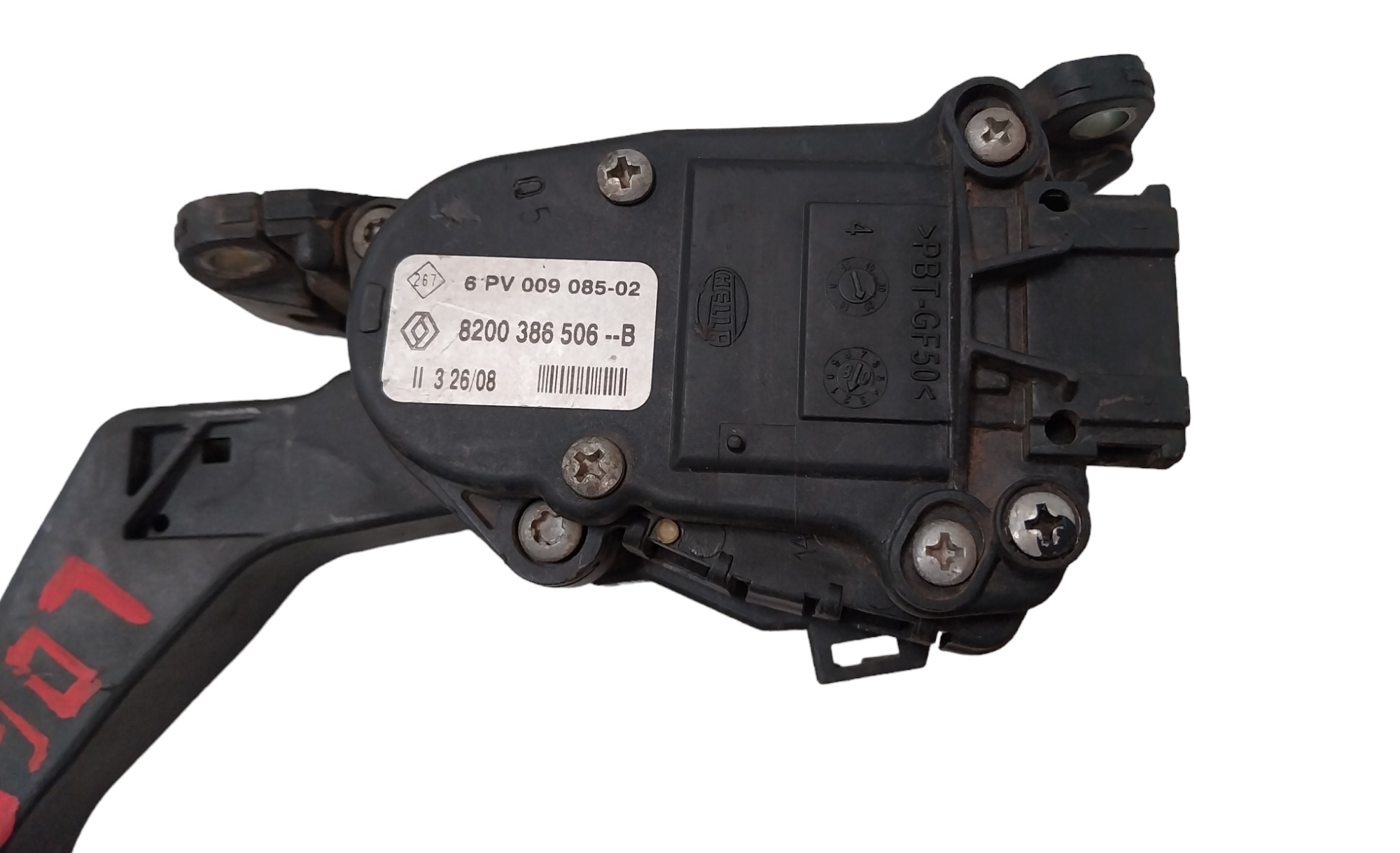 Pedal Acelerador Eletrônico Logan 2008 2009 2015 Sandero