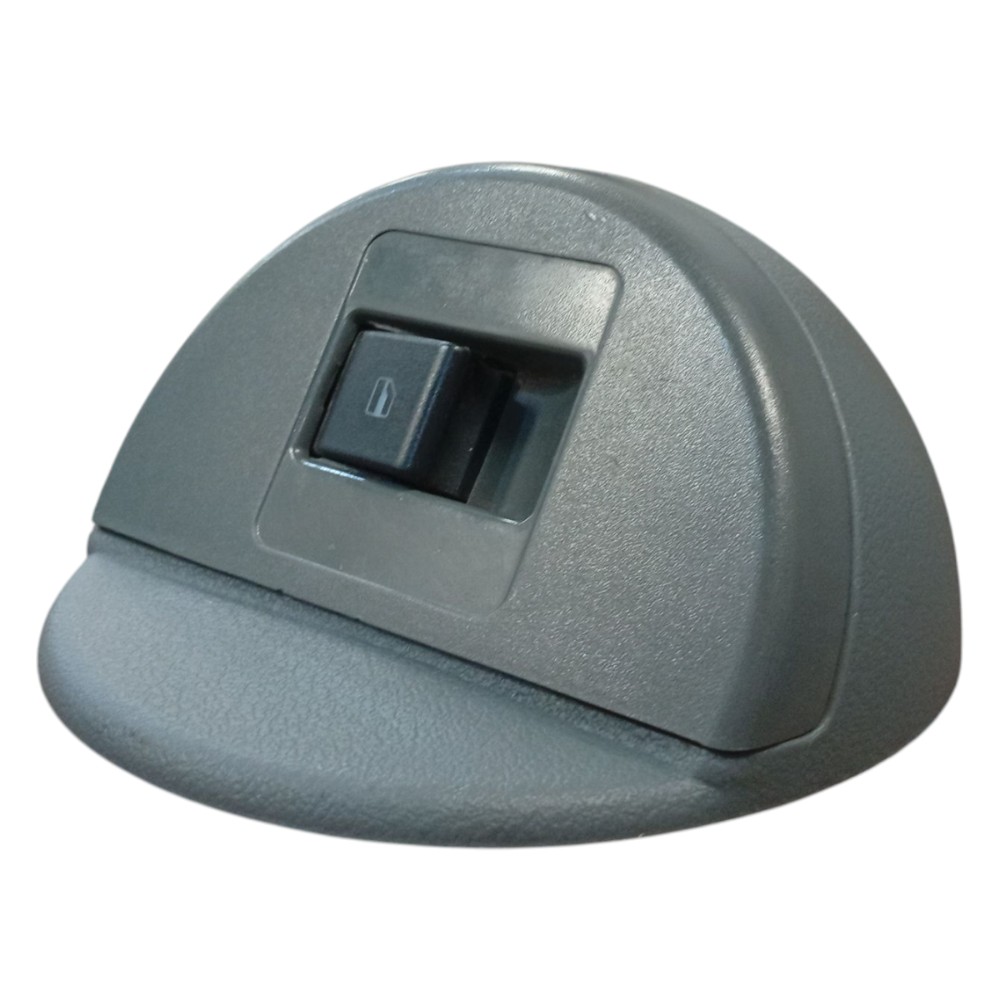 Moldura C/ Botão Vidro Elétrico Direito Gol G4 2005 2008 2p Cinza