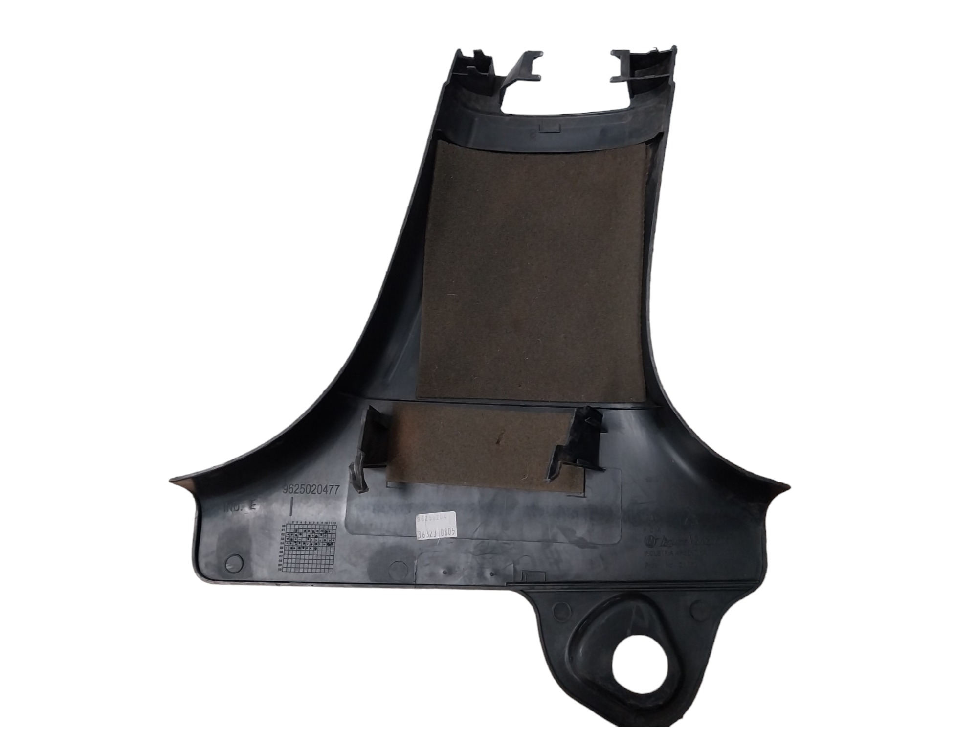 Moldura Coluna Central Esquerda Peugeot 206 2000 A  2008