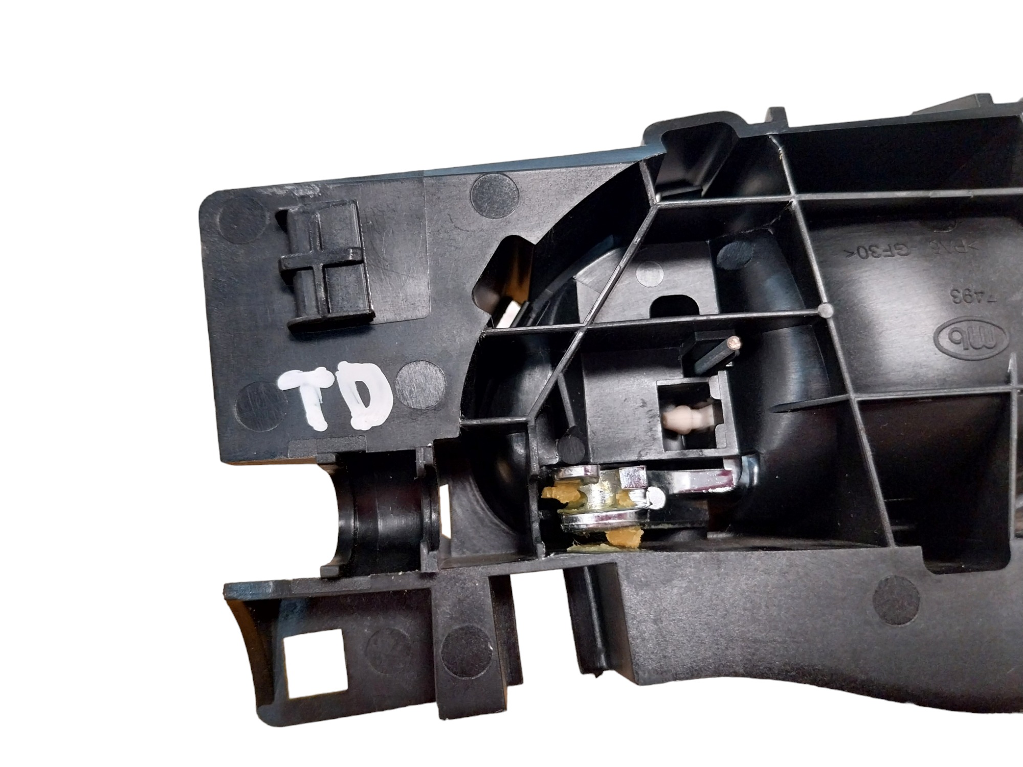 Maçaneta Interna Traseira Direita Peugeot 308 408 2012 2019 Preto Traseira 5