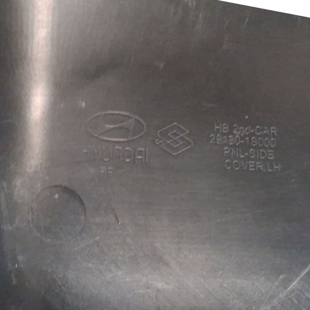 Defletor Inferior Direito Motor Hyundai Hb20 1.0 2020 A 2022 4