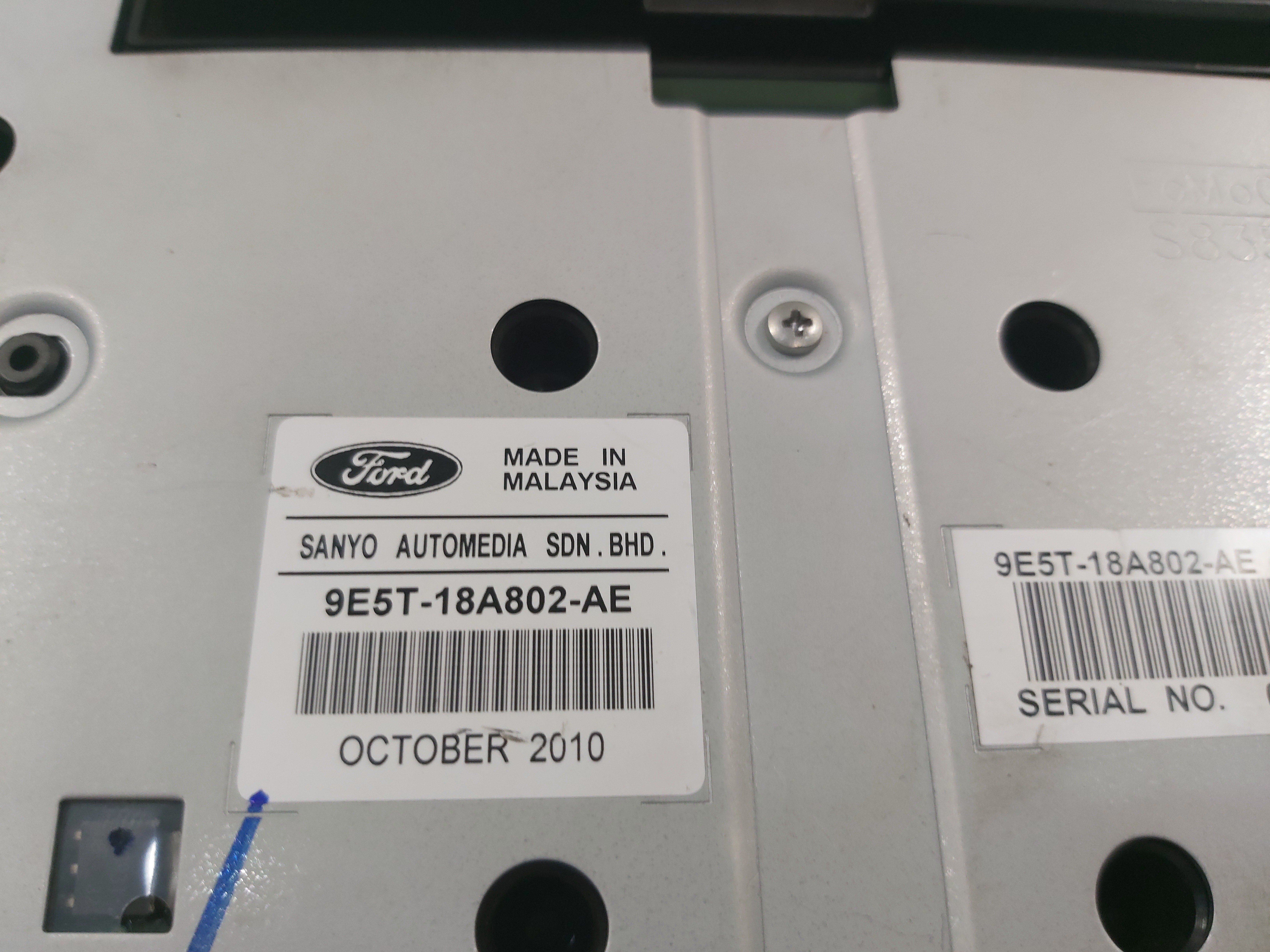 Painel Comando Rádio Som Ford Fusion 9e5t18a802ae 8