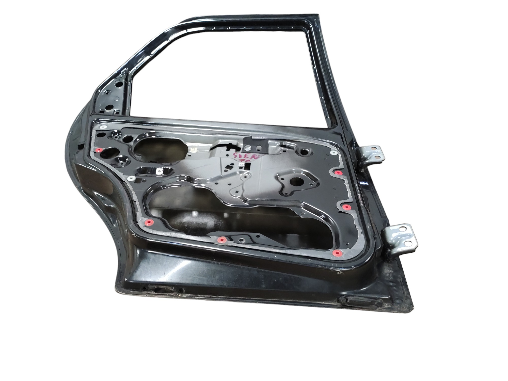 Porta Traseira Esquerda Fiat Siena 2008 2009 2010 2011 2012 Traseira Esquerdo Preto 8