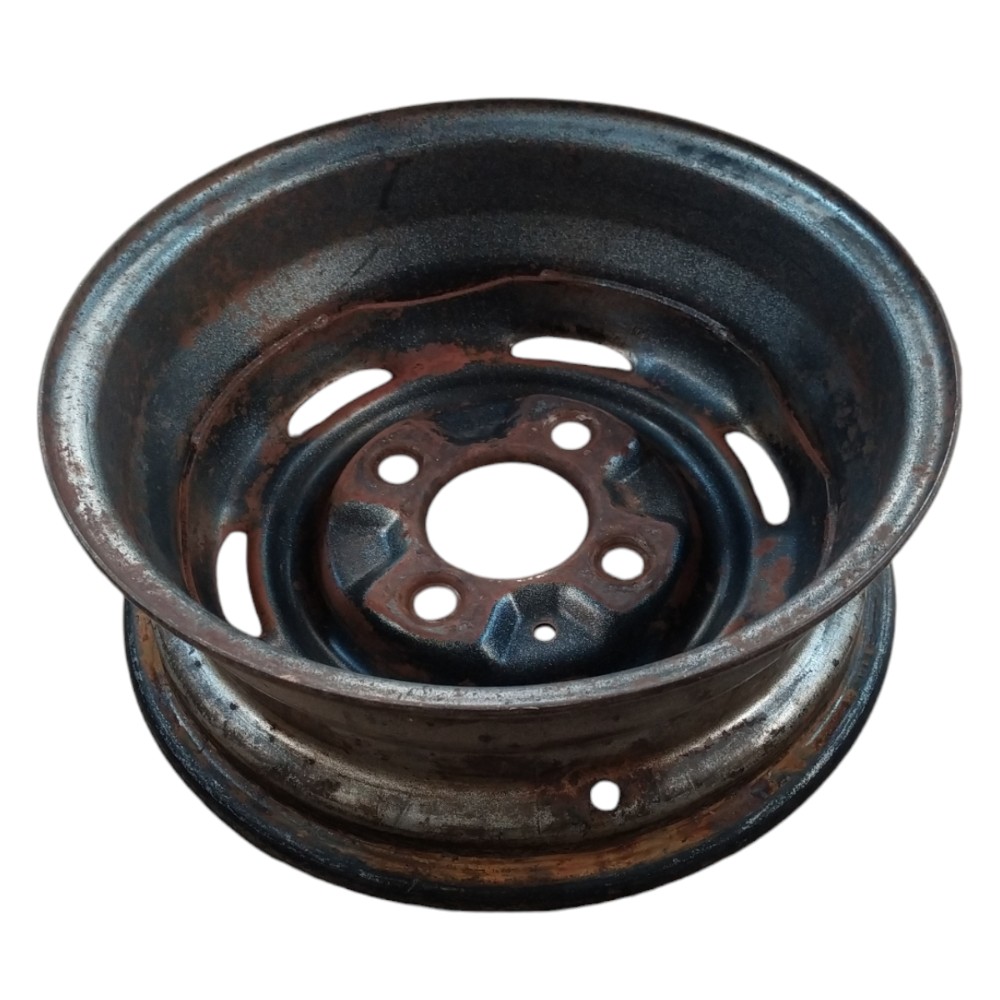 Roda Ferro Aro 14 4 Furos Vw Fusca Brasília 73 74 75 Avulsa 3