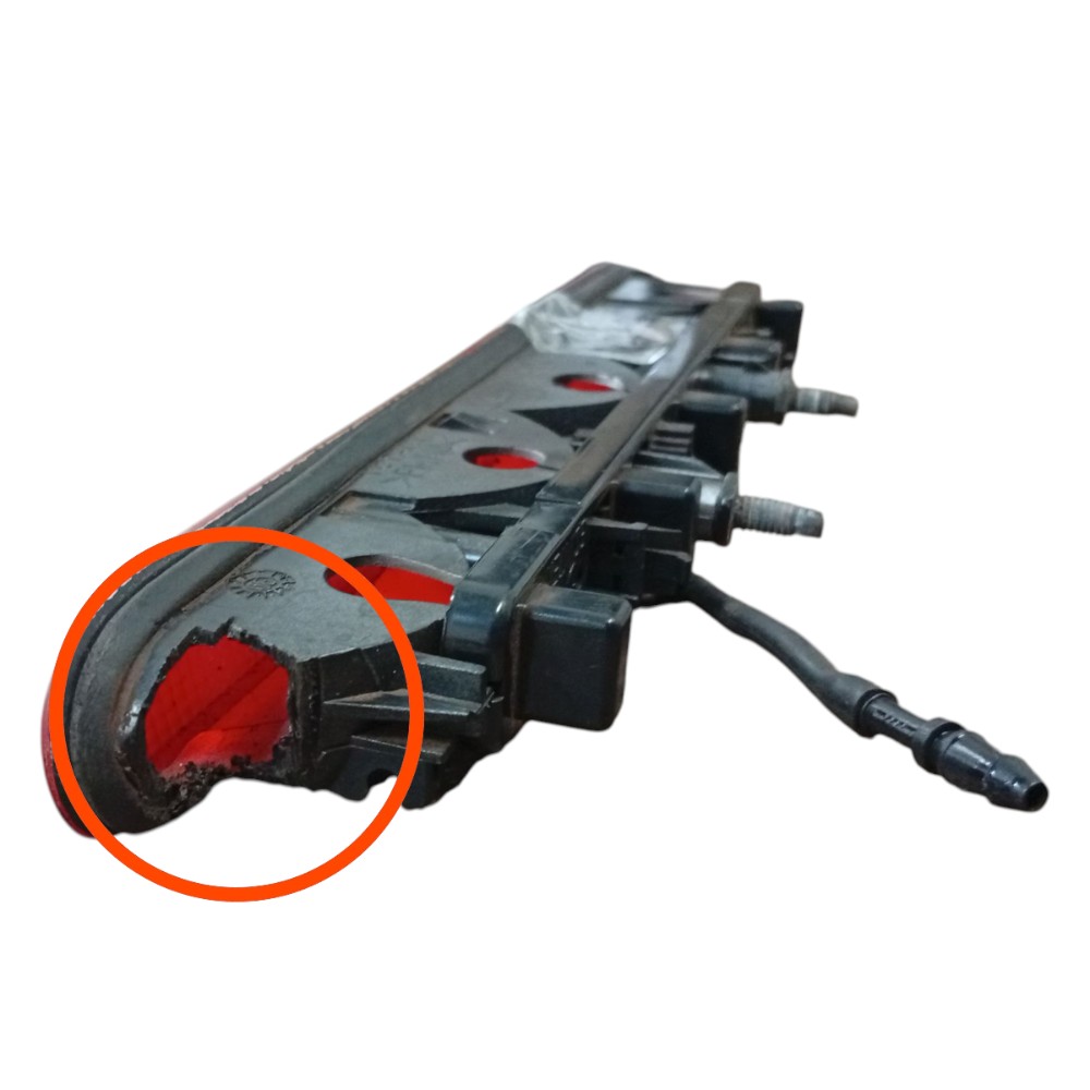 Brake Light Luz Freio Peugeot 206 2001 2002 A 2008 Detalhe Vermelho 2