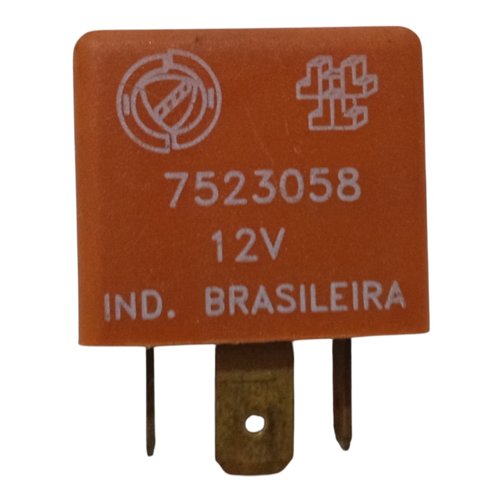 Rele Fiat Laranja Tipo Tempra 7523058 3 Terminais 12V