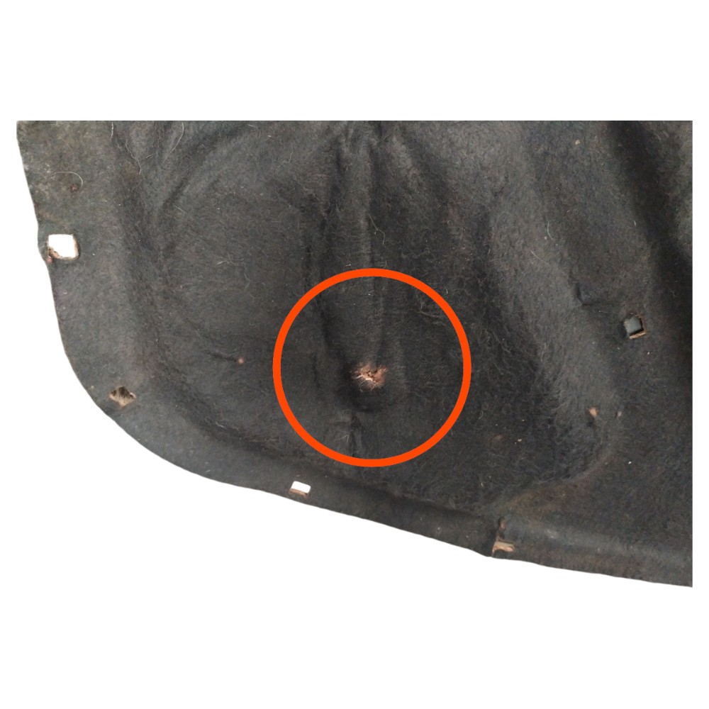 Forro Capô Manta C/ Presilha Fixação Audi A3 97 98 2001 2006 2