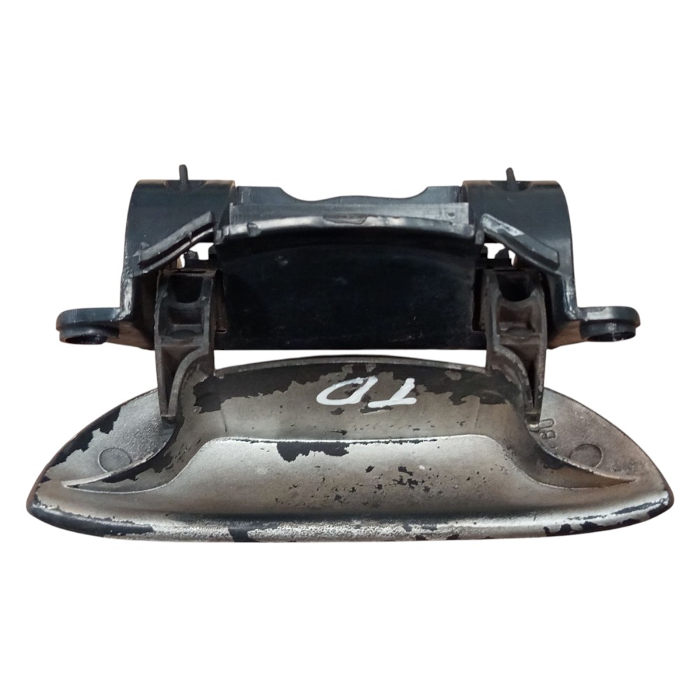 Maçaneta Externa Tras Direita Peugeot 206 2001 2008 Detalhe Prata Traseira 8