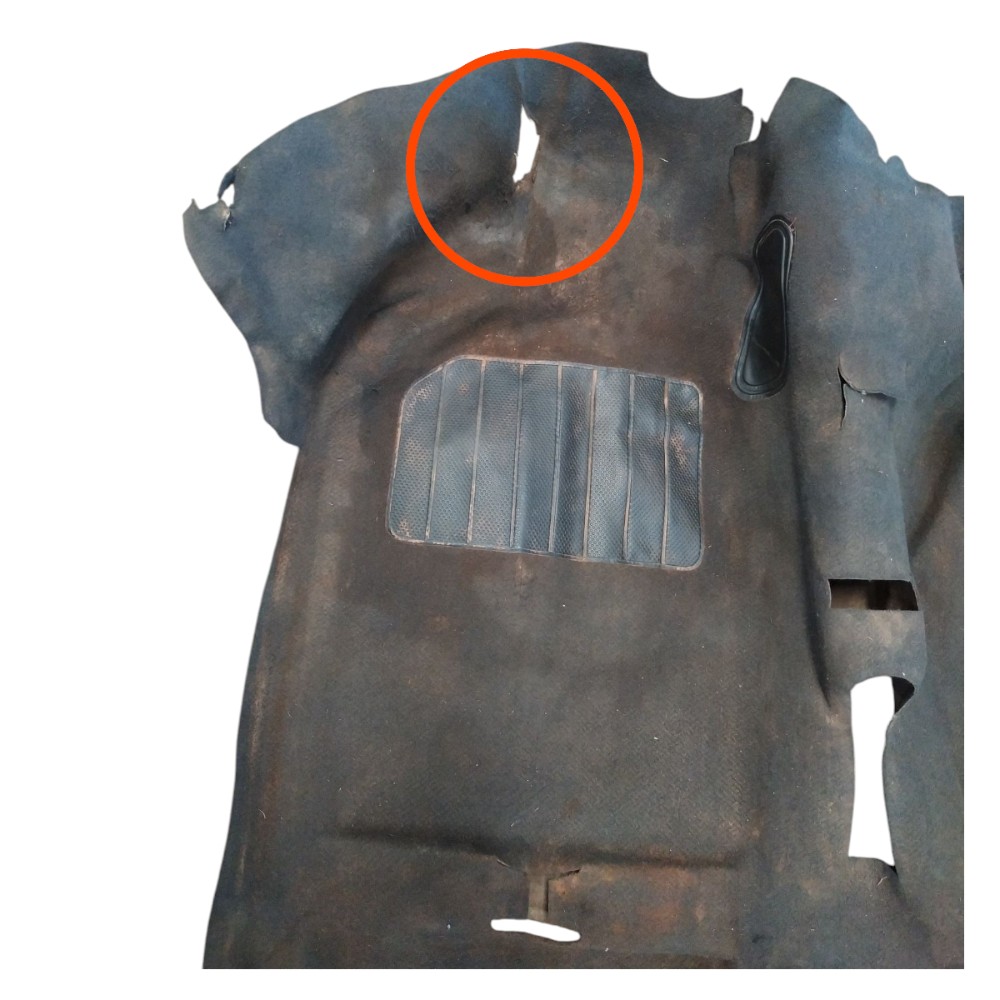 Carpete Assoalho Gol G2 G3 99 2000 2001 2002 A 2008 Detalhe 2