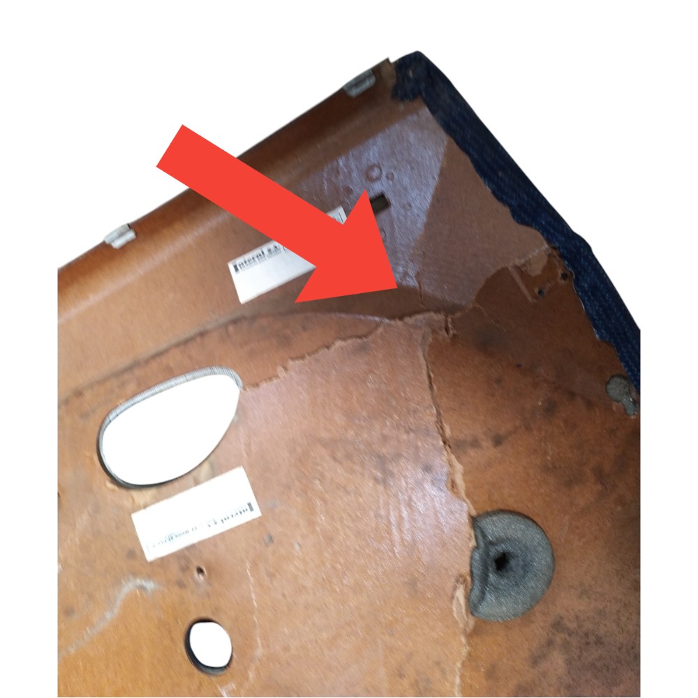 Forro Porta Traseira Direita Palio 97 98 2000 A 2003 Detalhe Azul 3