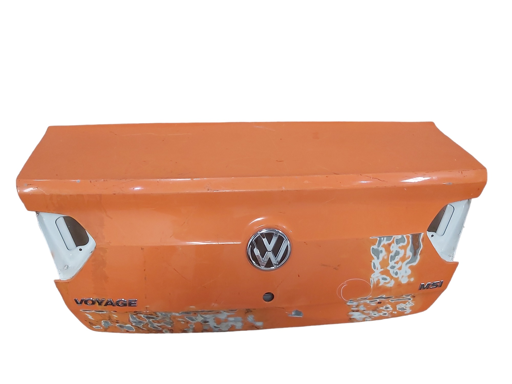 Tampa Traseira Porta Malas Voyage G6 G7 2013 2014 2015 2016 Laranja