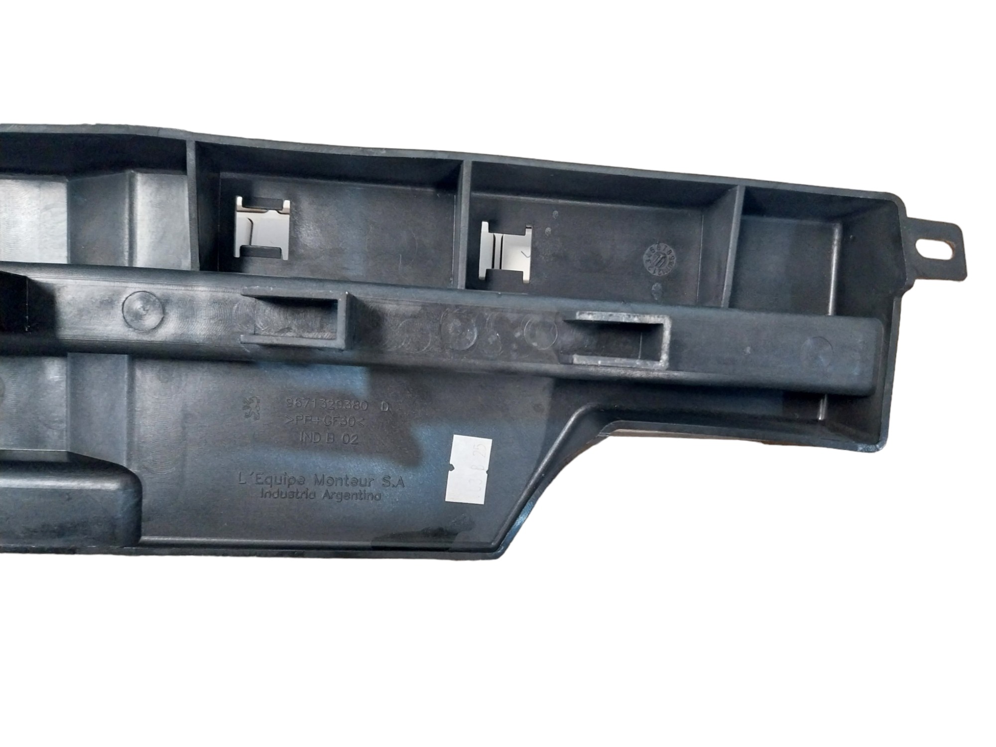 Suporte Soleira Traseira Peugeot 408 2012 2013 2015 2019  Preto 6
