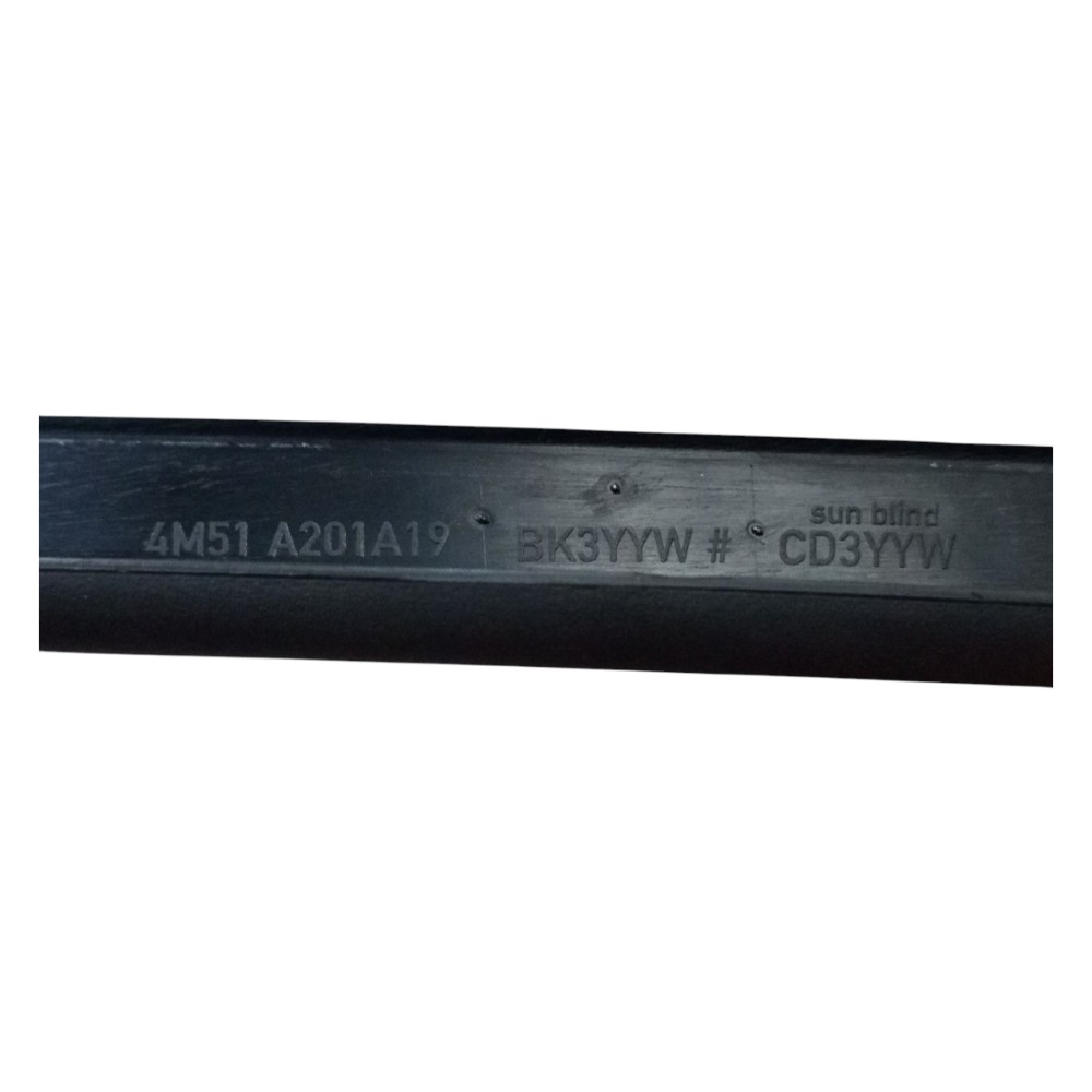 Moldura Porta Traseira Esquerda Focus 2009 2010 2011 A 2013 Preto 5