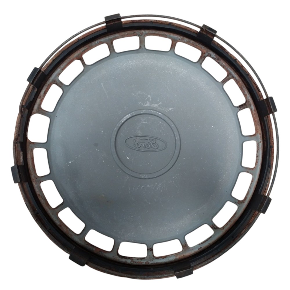 Jogo Calotas Aro 13 Ford Del Rey Glx 85 86 87 88 89 Original Prata 4