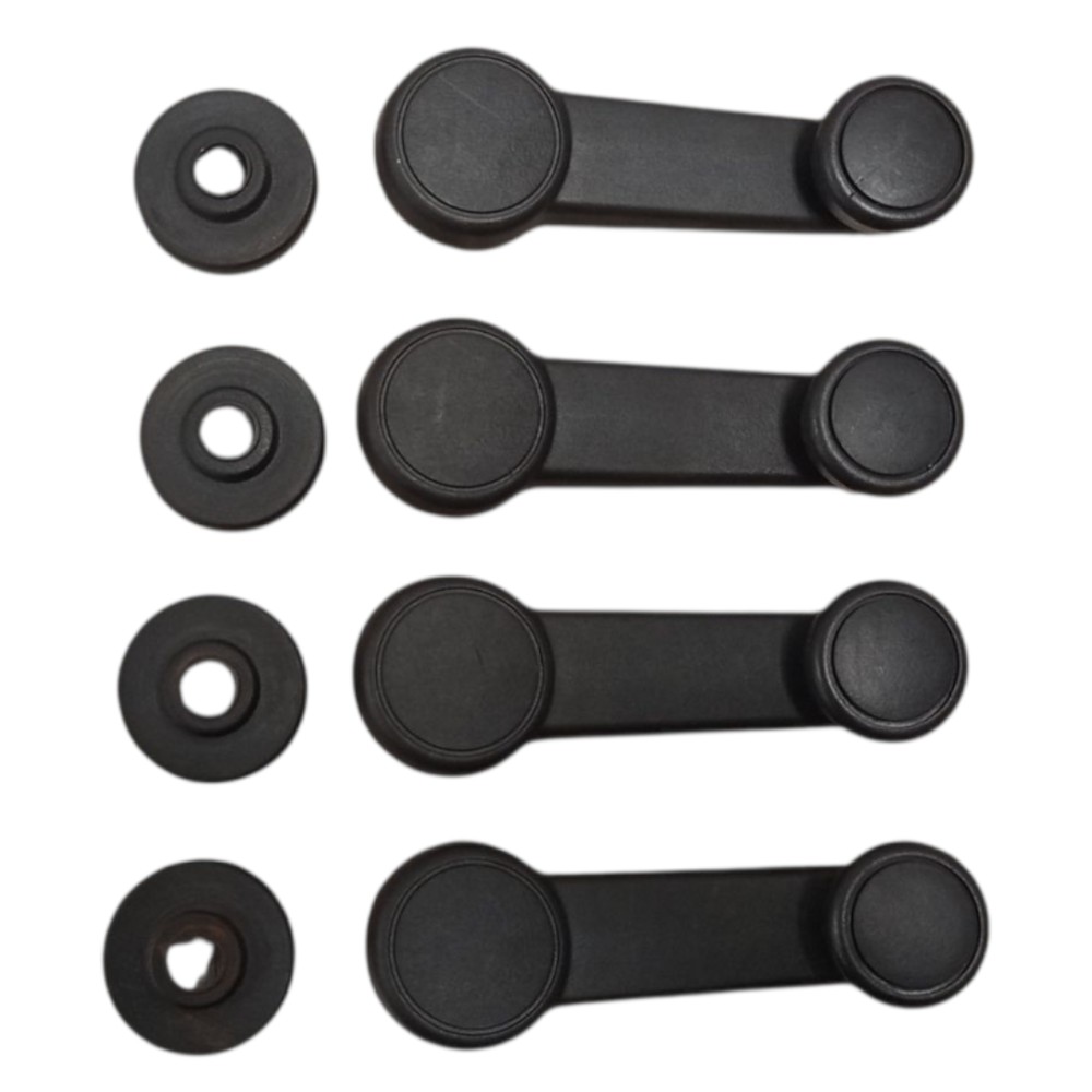 Jogo Manivelas Vidro Manual Ranger G2 2012 A 2015 Preto Preto