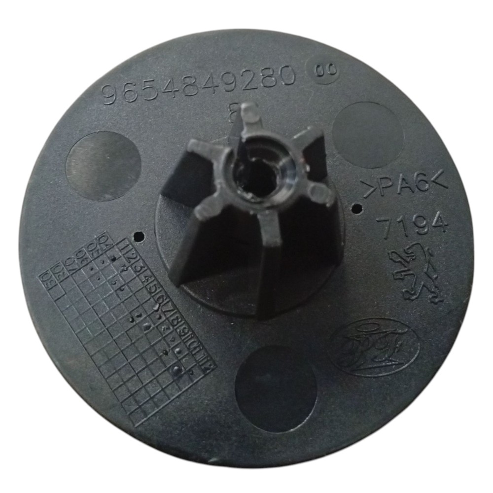 Porca Carpete Forro Corta Fogo 206 2001 2002 2003 2004 2008 Preto 4