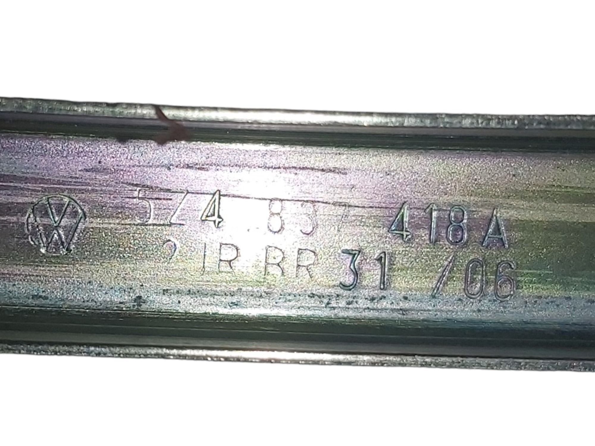 Trilho Guia Vidro Porta Dianteira Direita Fox 2003 A 2011 Metal 5