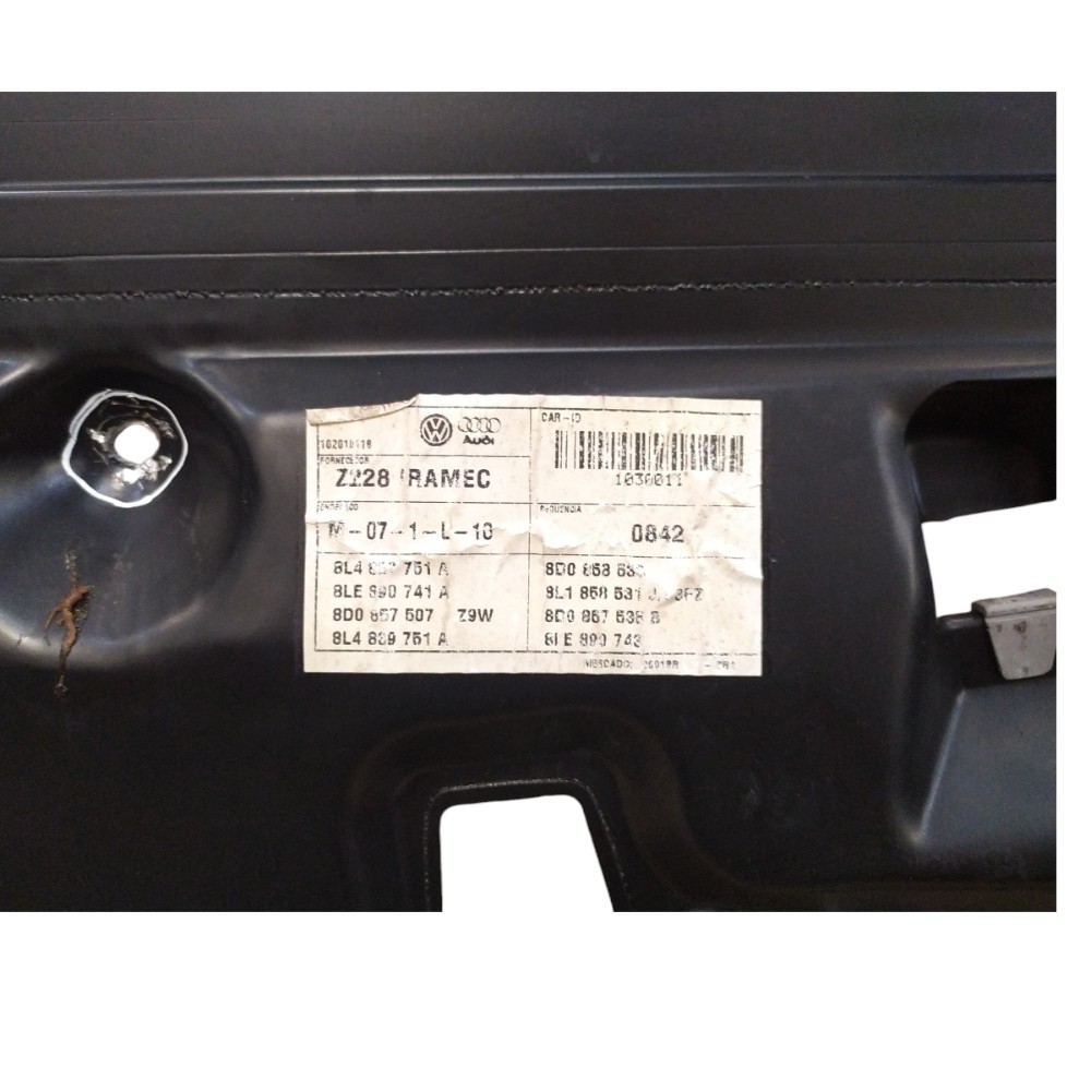 Arco Porta Traseira Esquerda Audi A3 97 98 2001 2002 A 2006 Traseira Esquerdo 7