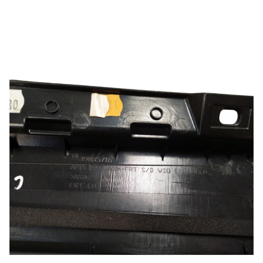 Aplique Moldura Porta Dianteira Esquerda Cruze 2016 A 2020 Preto 5