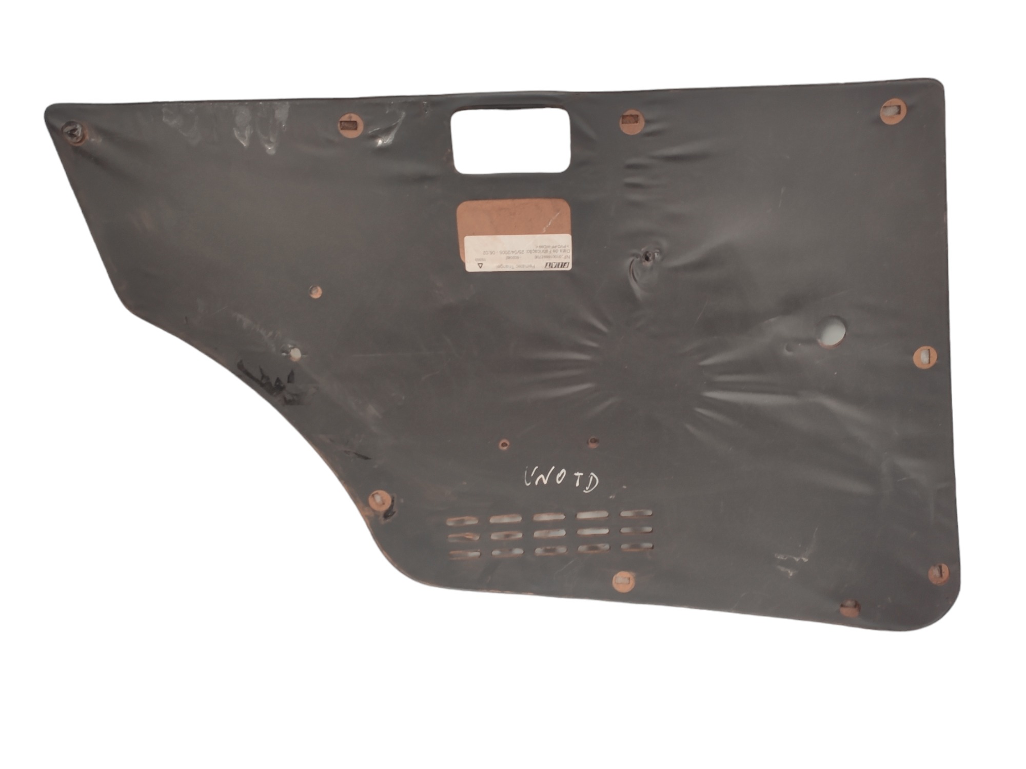 Forro Porta Traseira Direita Fiat Uno Mille Fire 2004 A 2010 Preto 2